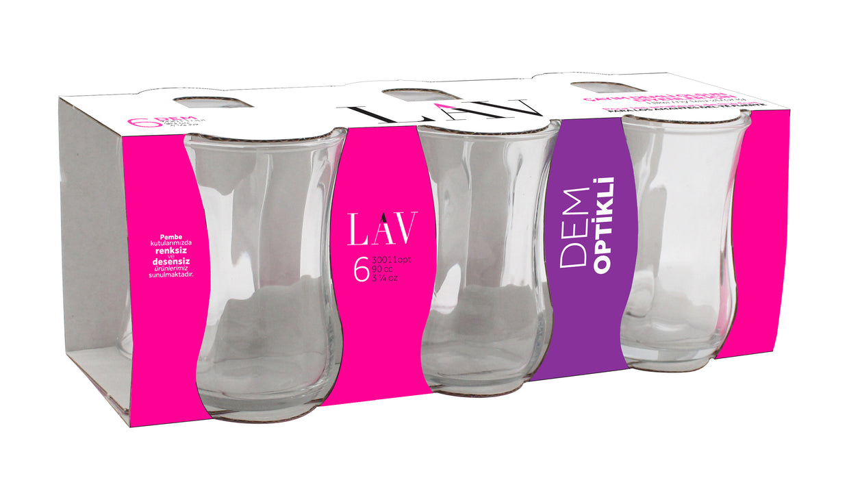 Dem Cam Çay Bardağı