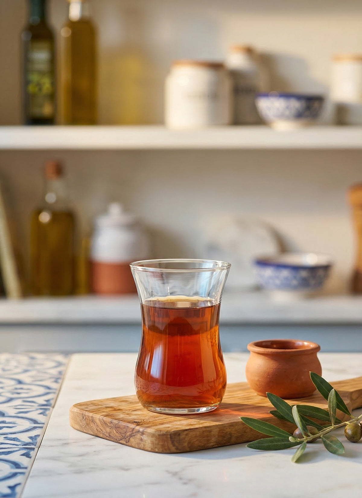 Klasik Cam Çay Bardağı