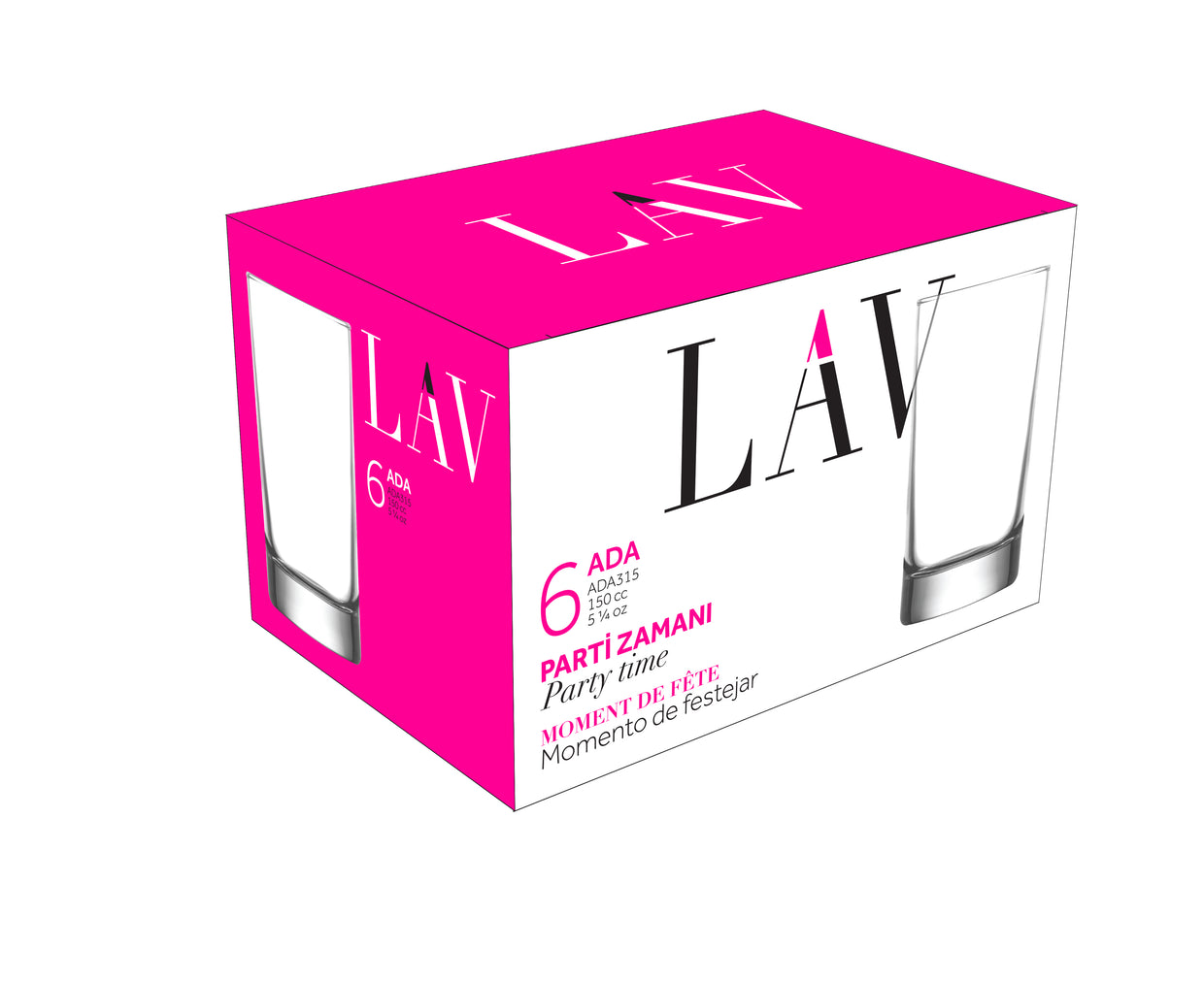 Ada Cam Kahve Yanı Su Bardağı