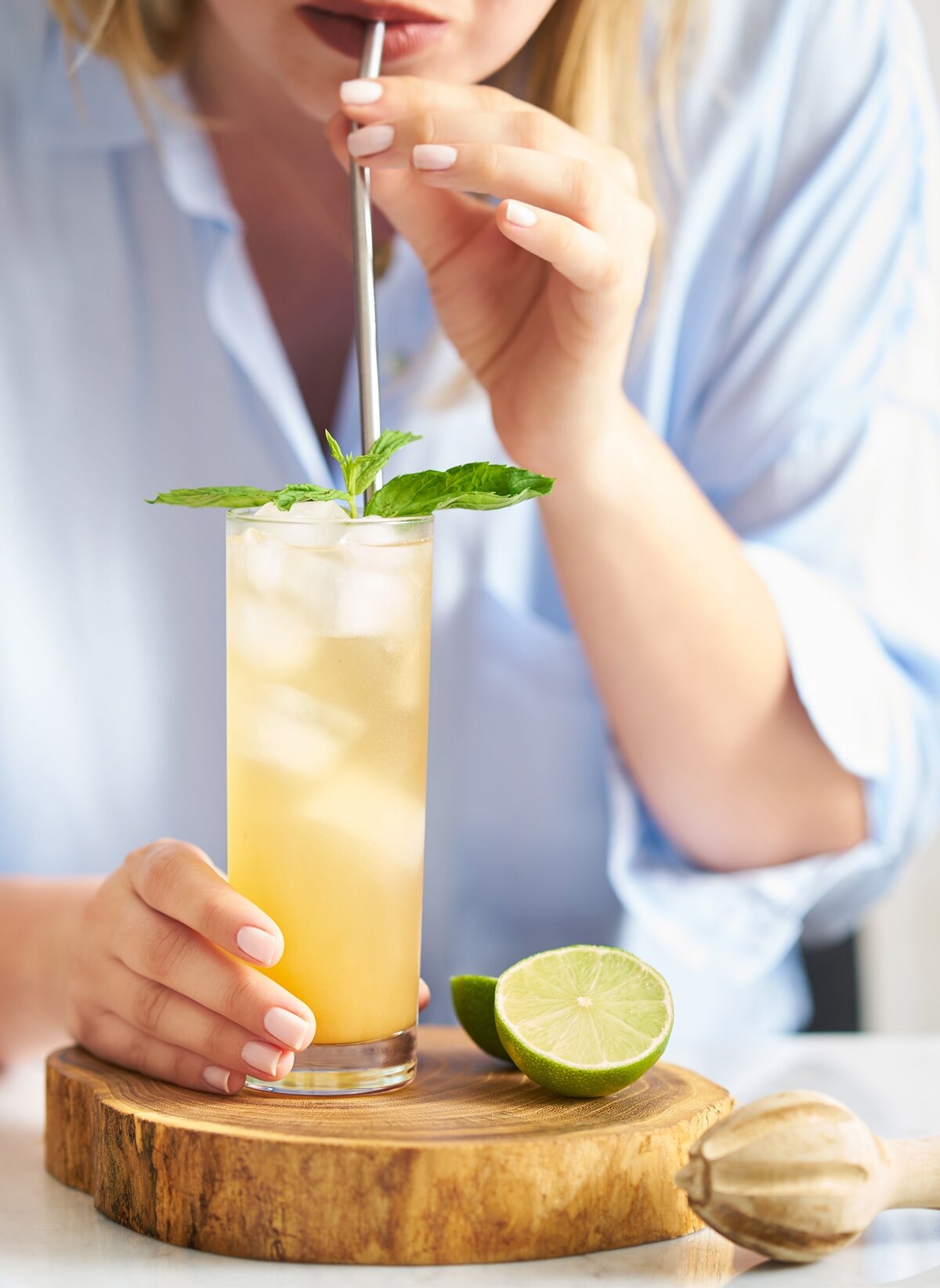 Ada Cam Meşrubat Bardağı