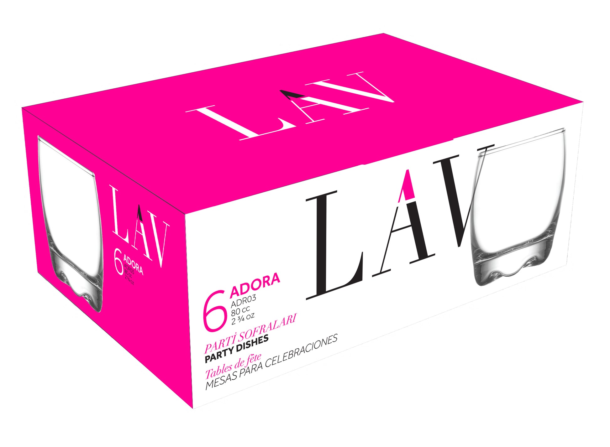 Adora Cam Likör Bardağı