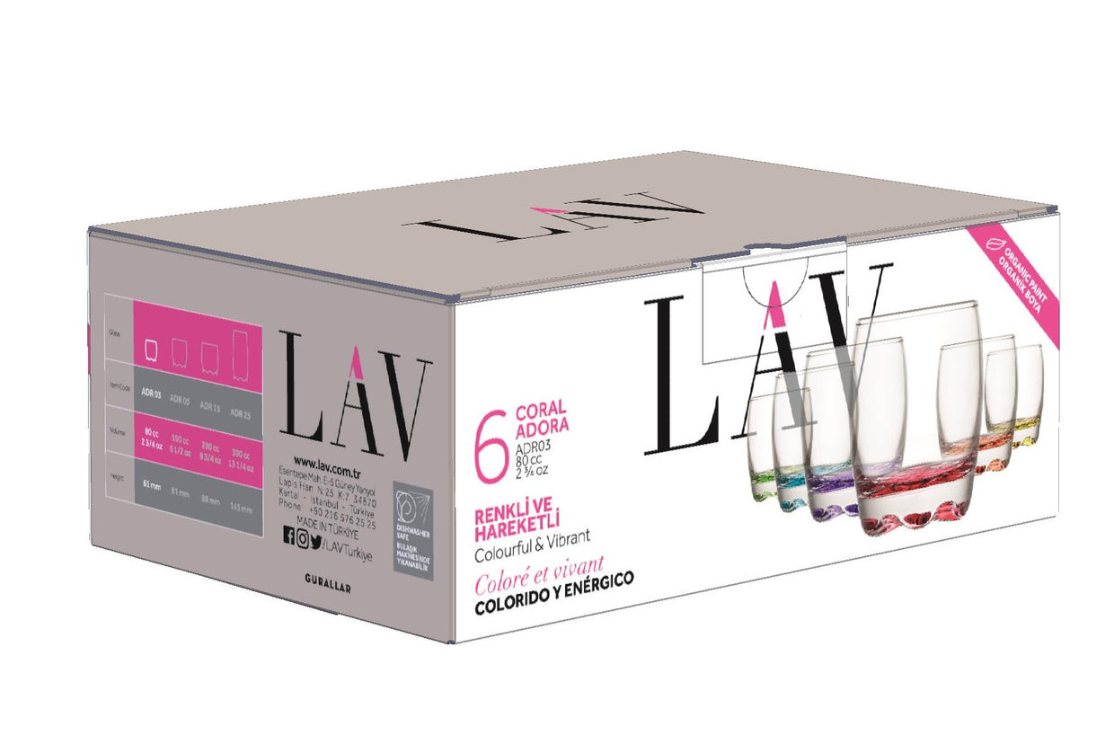 Adora Cam Likör Bardağı