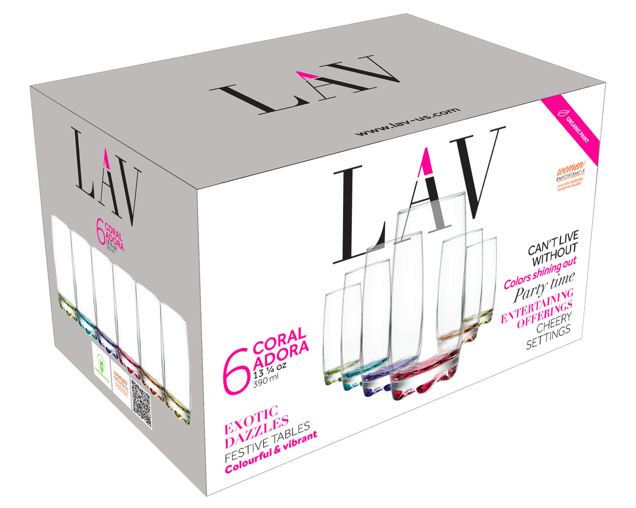 Adora Cam Meşrubat Bardağı