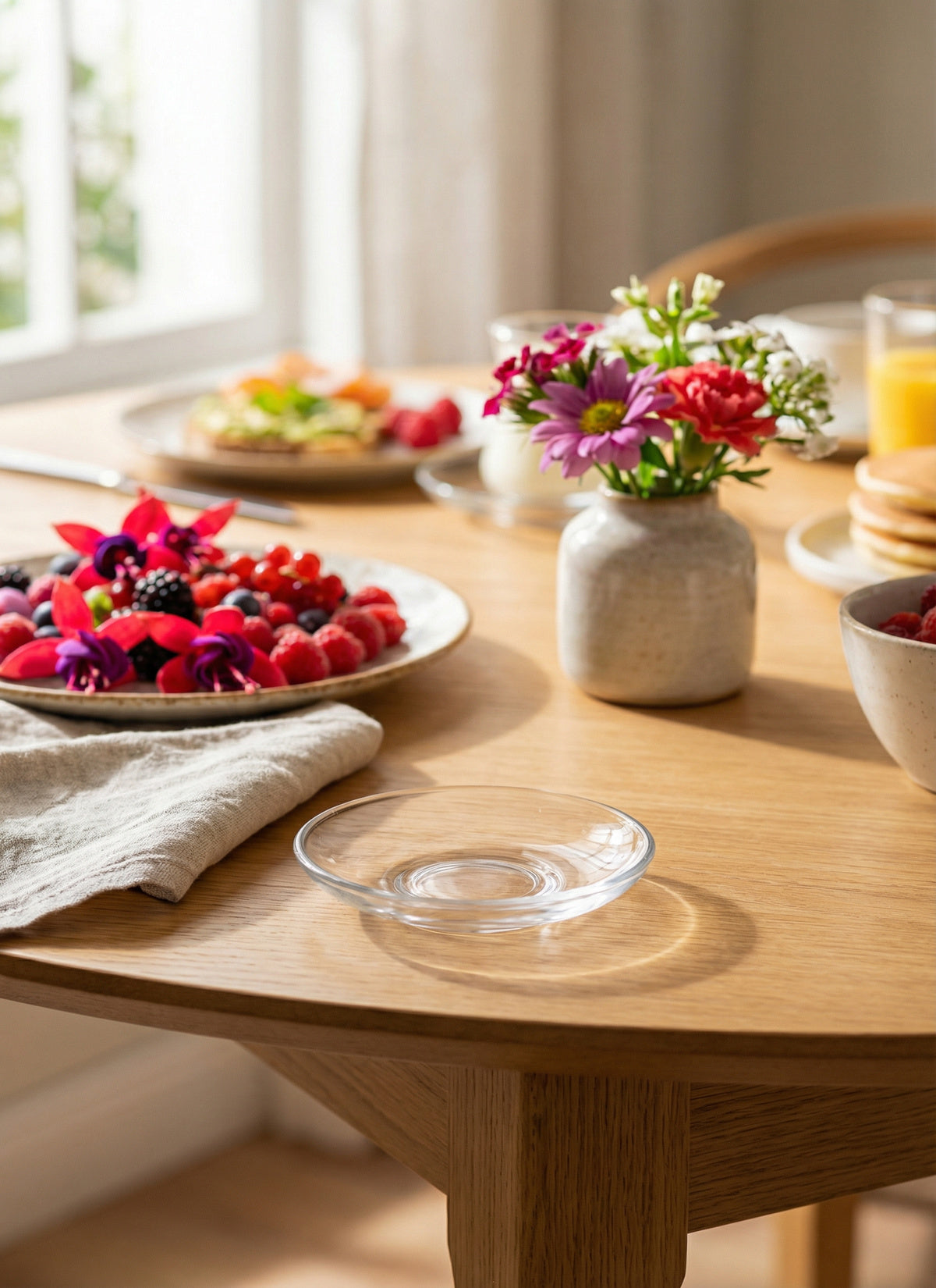 Ajda Cam Çay Tabağı