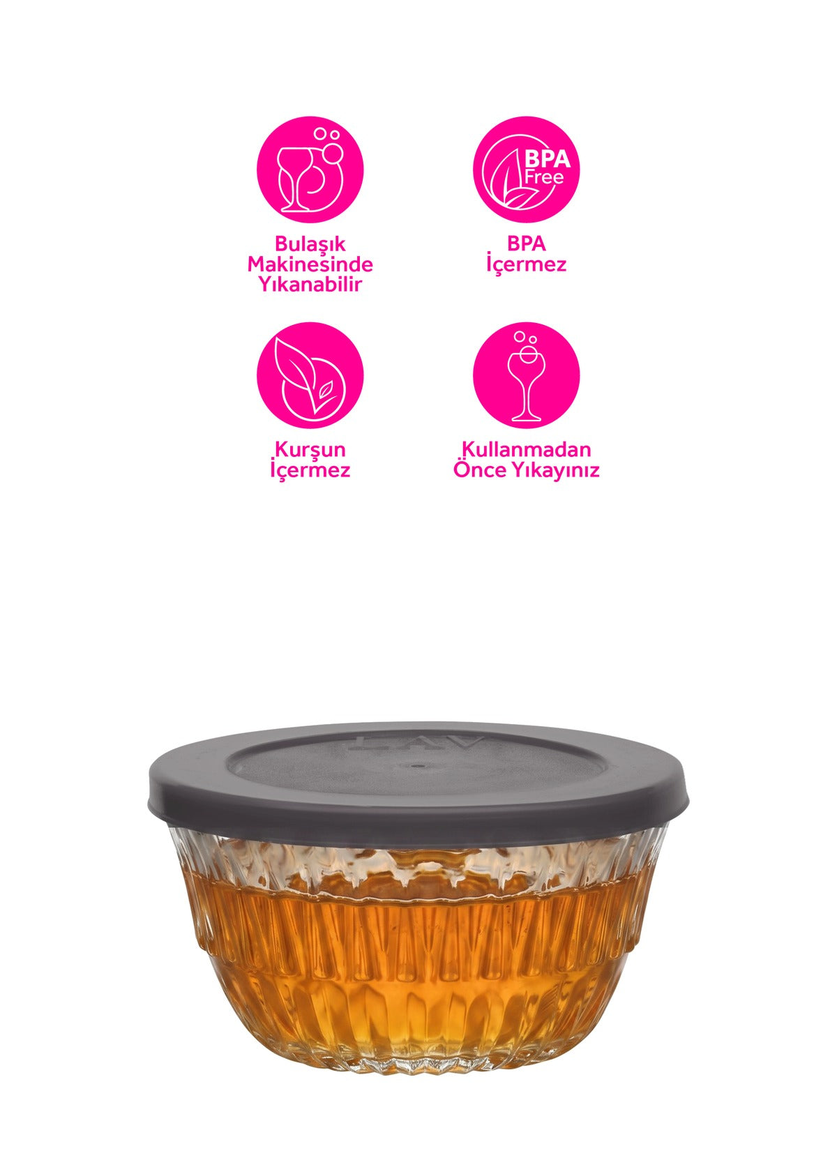 Alinda Cam Saklama Kabı