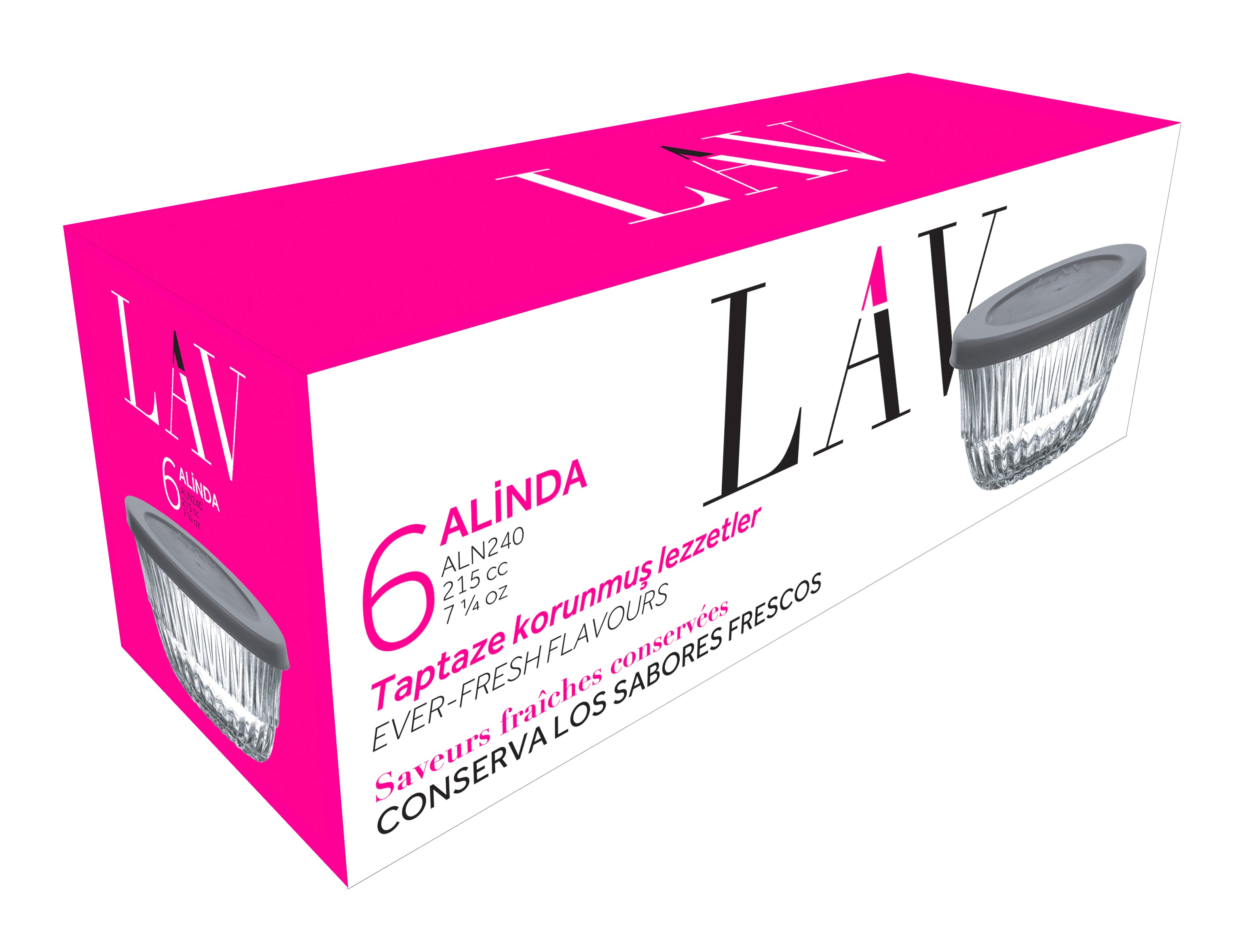 Alinda Cam Saklama Kabı