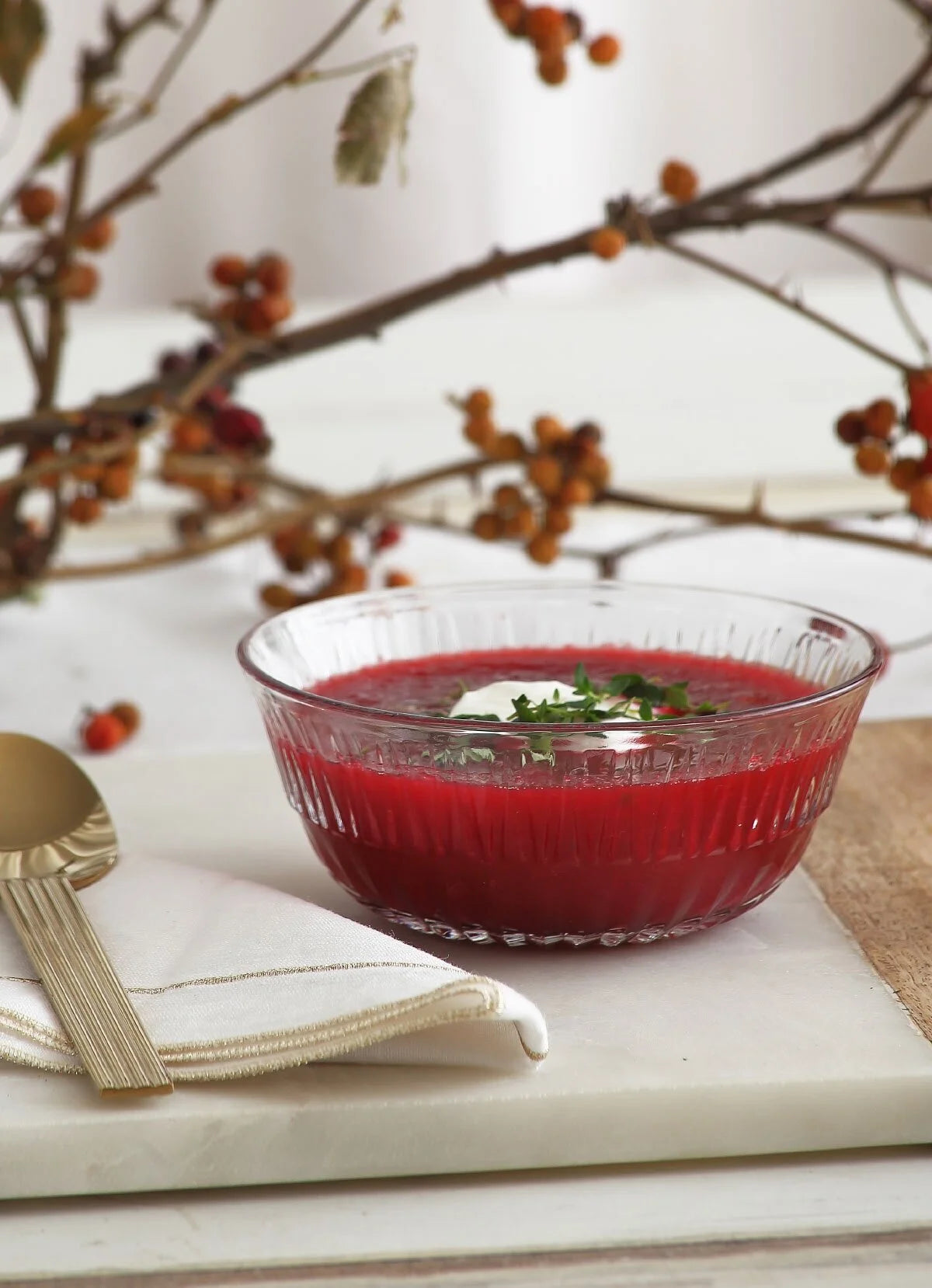 Alinda Cam Çorba Kasesi