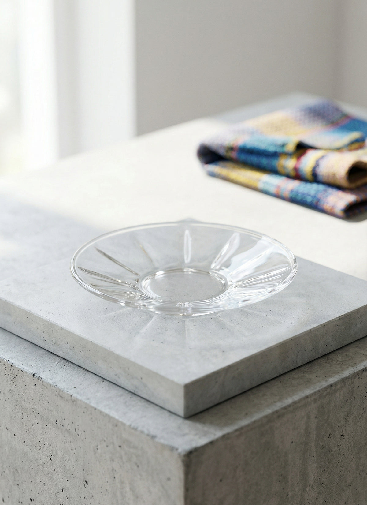 Alya Cam Çay Tabağı