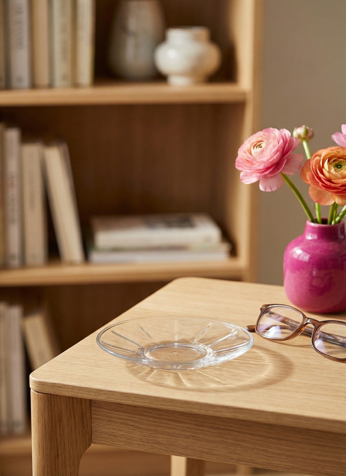 Alya Cam Çay Tabağı