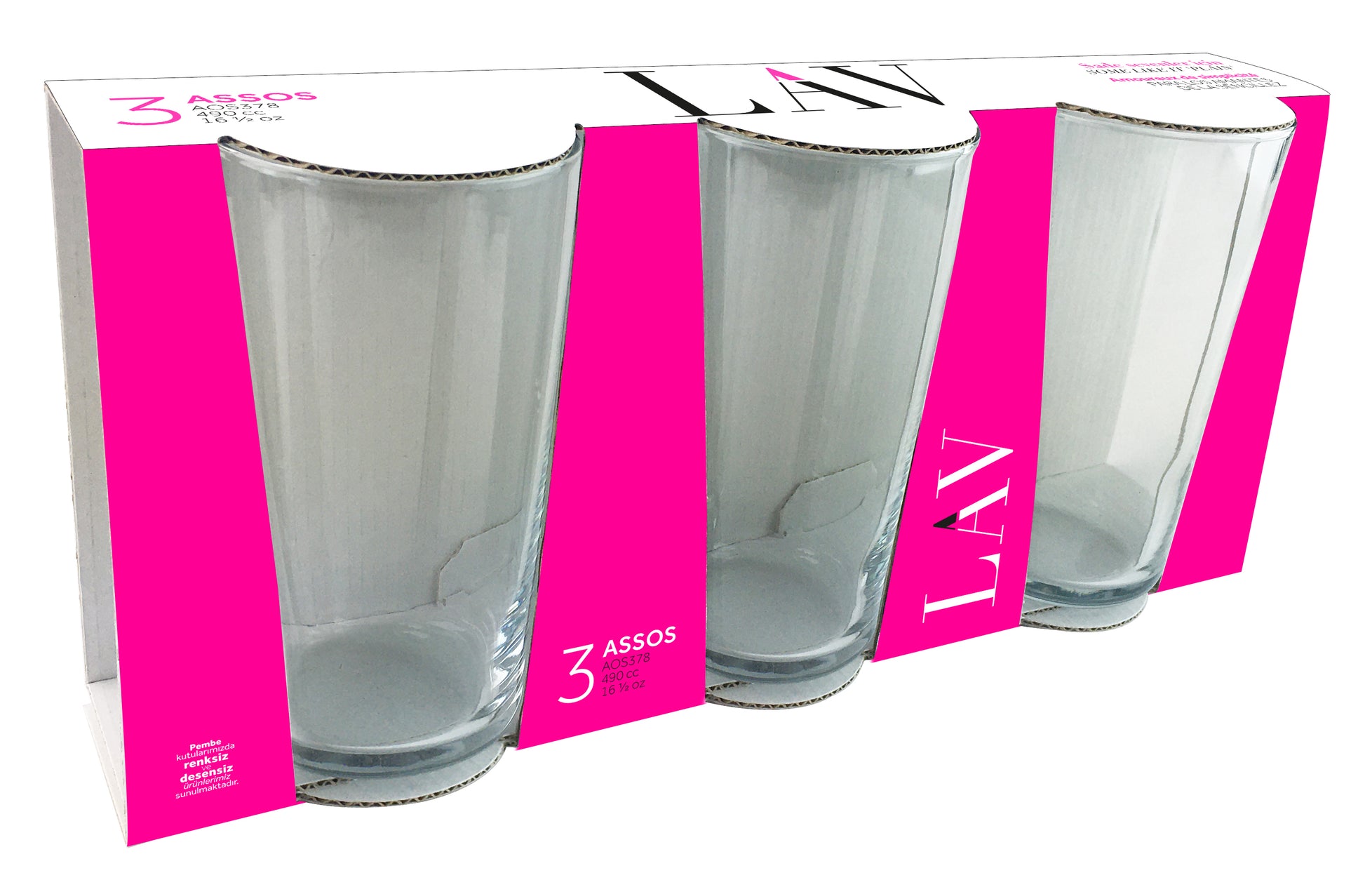 Assos Cam Meşrubat Bardağı