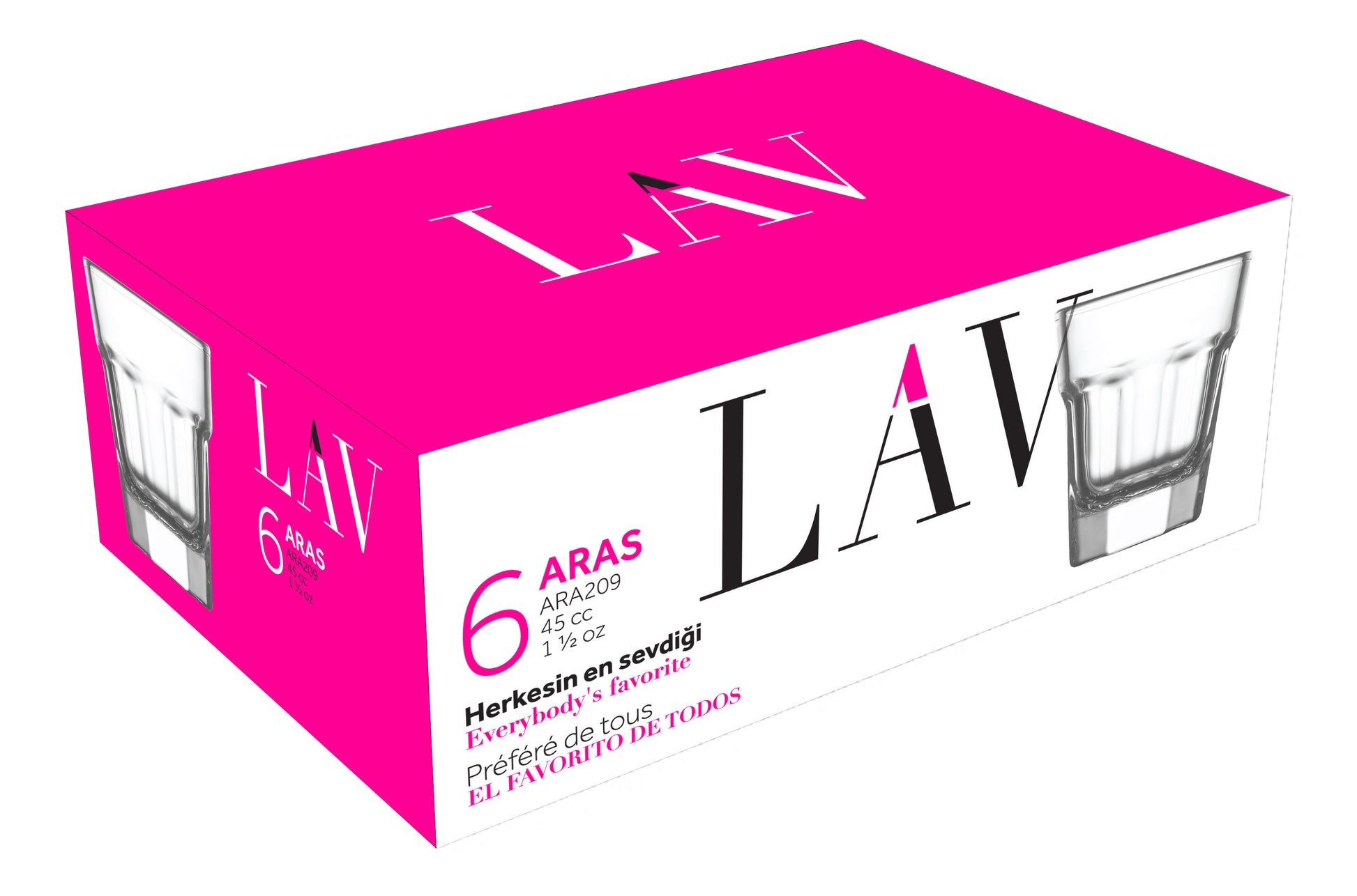 Aras Cam Likör Bardağı