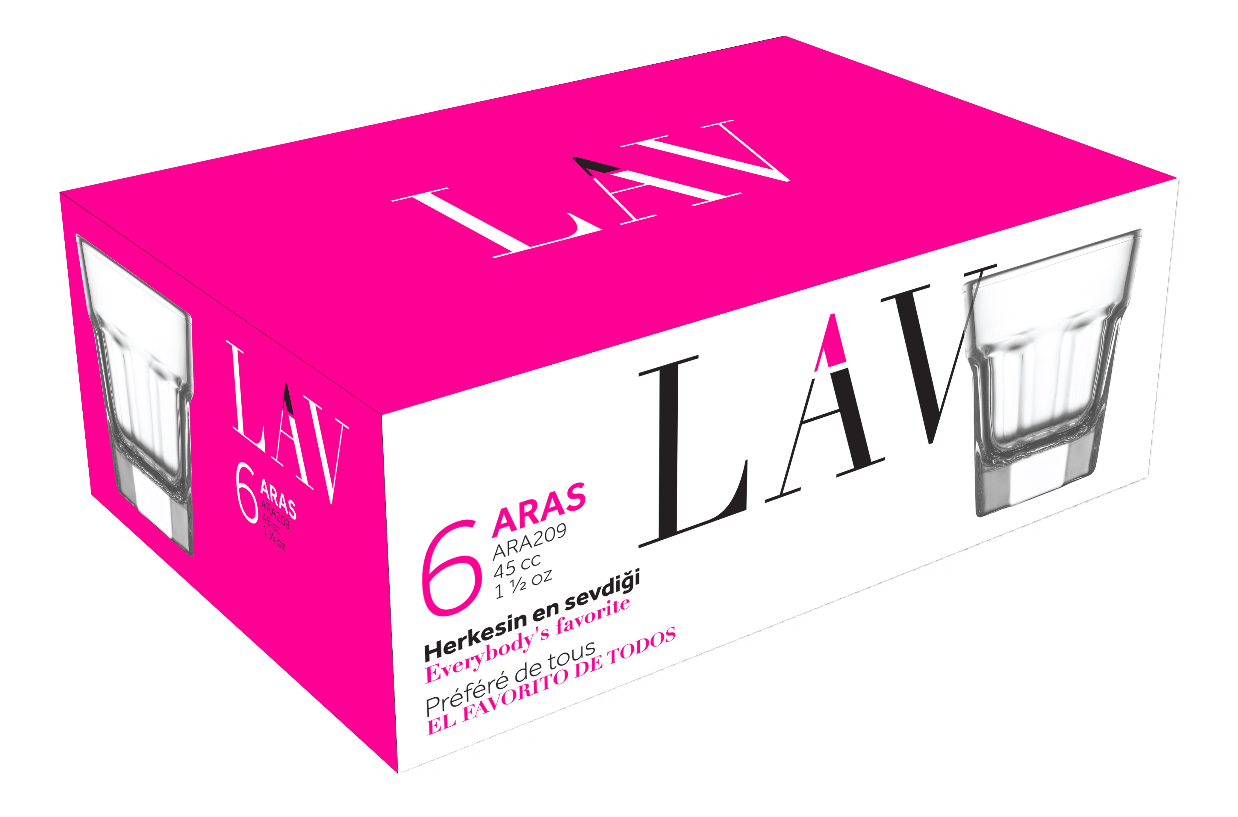 Aras Cam Likör Bardağı