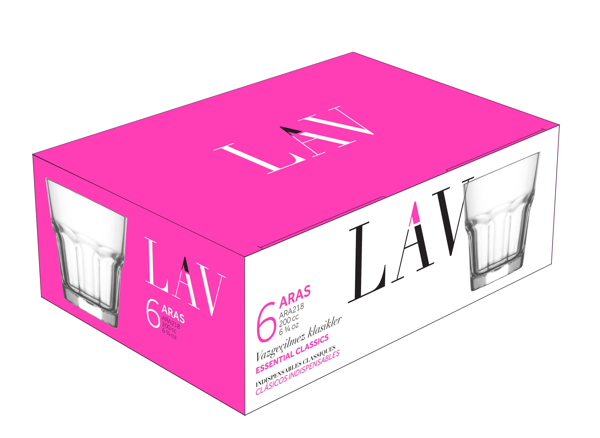 Aras Cam Su Bardağı