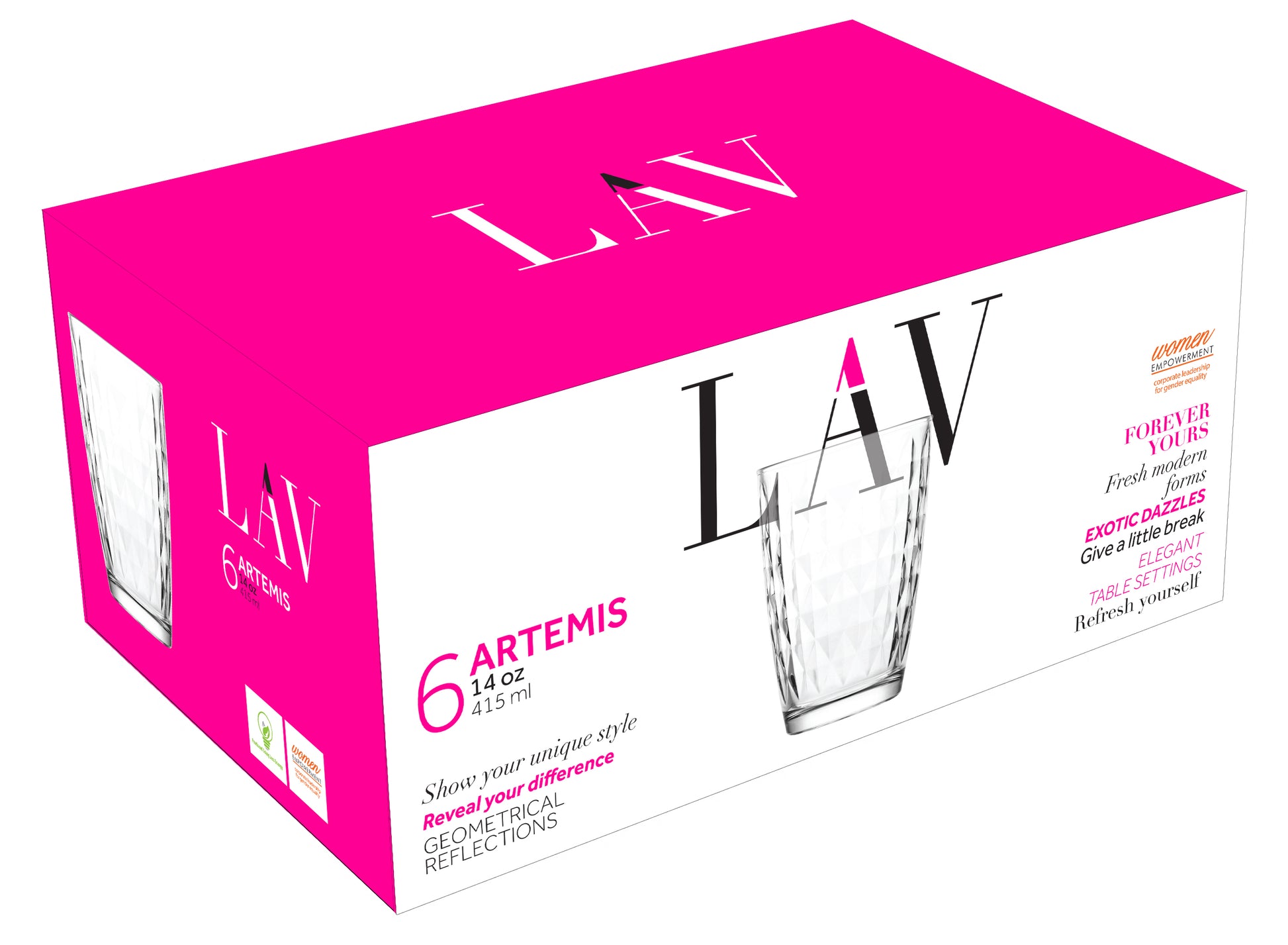 Artemis Cam Su Bardağı