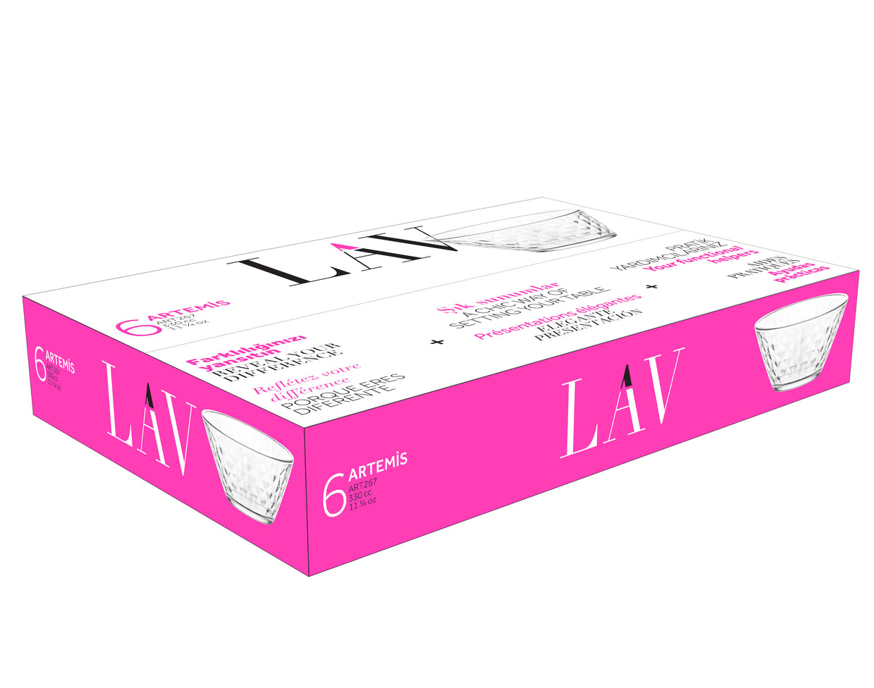 Artemis Cam Çorba Kasesi