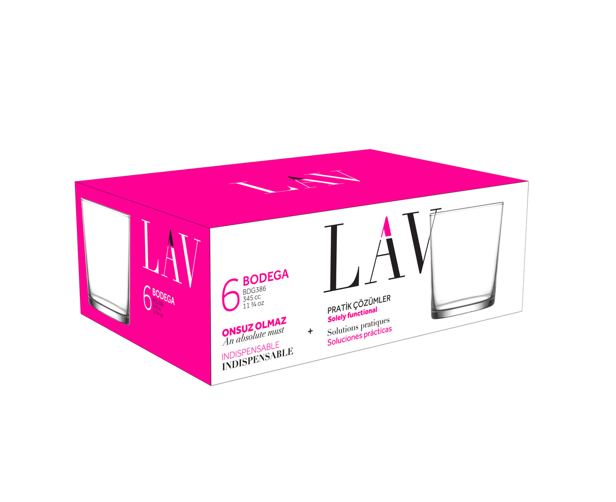 Bodega Cam Meşrubat Bardağı