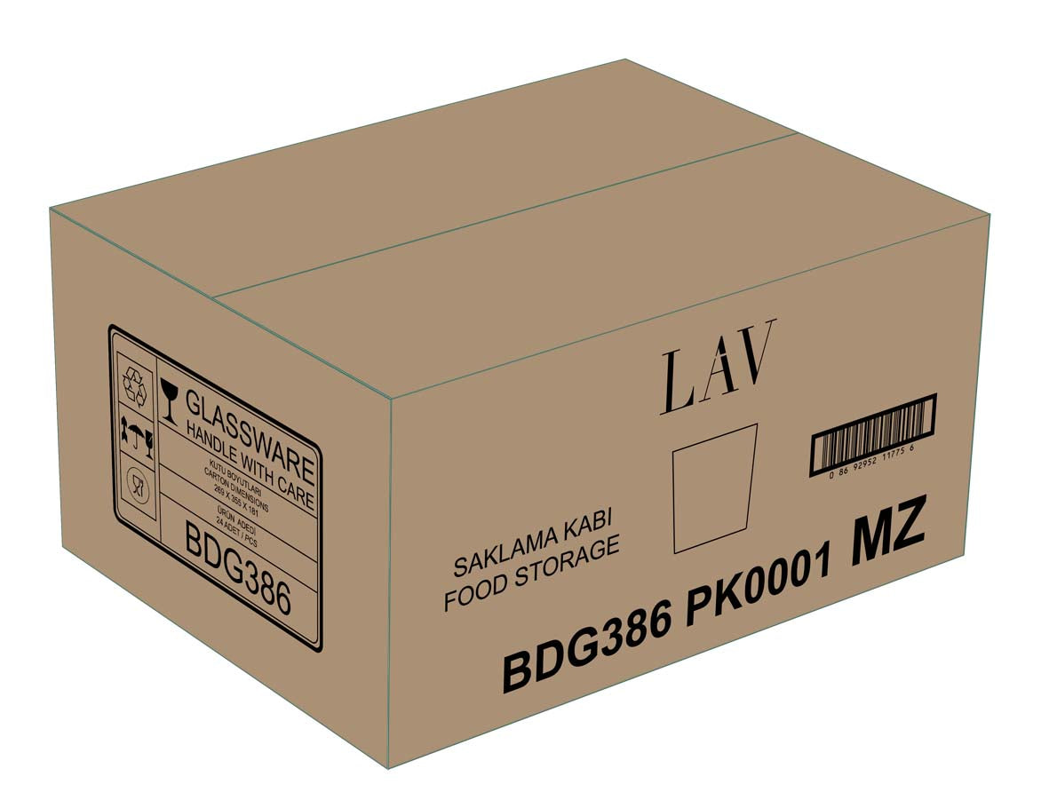 Bodega Cam Saklama Kabı