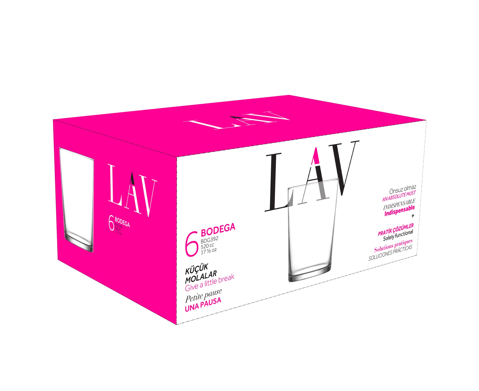 Bodega Cam Meşrubat Bardağı