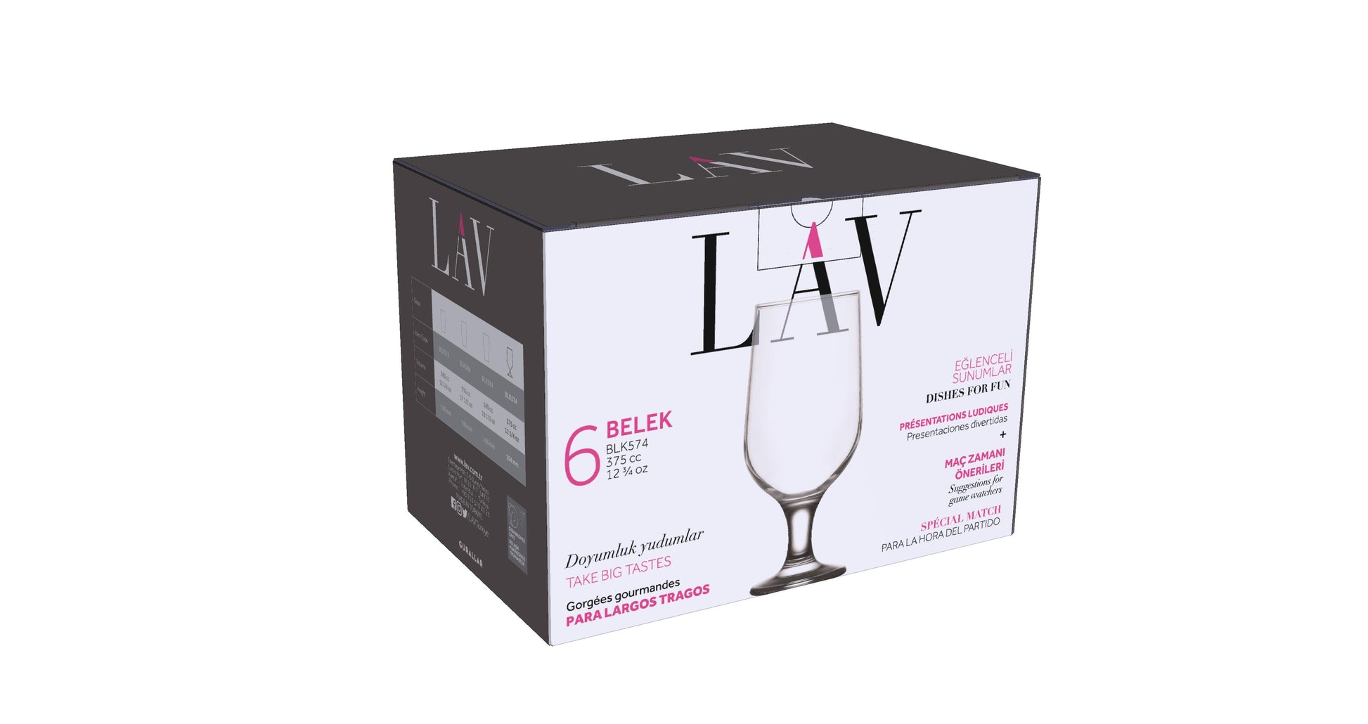 Belek Cam Bira Bardağı