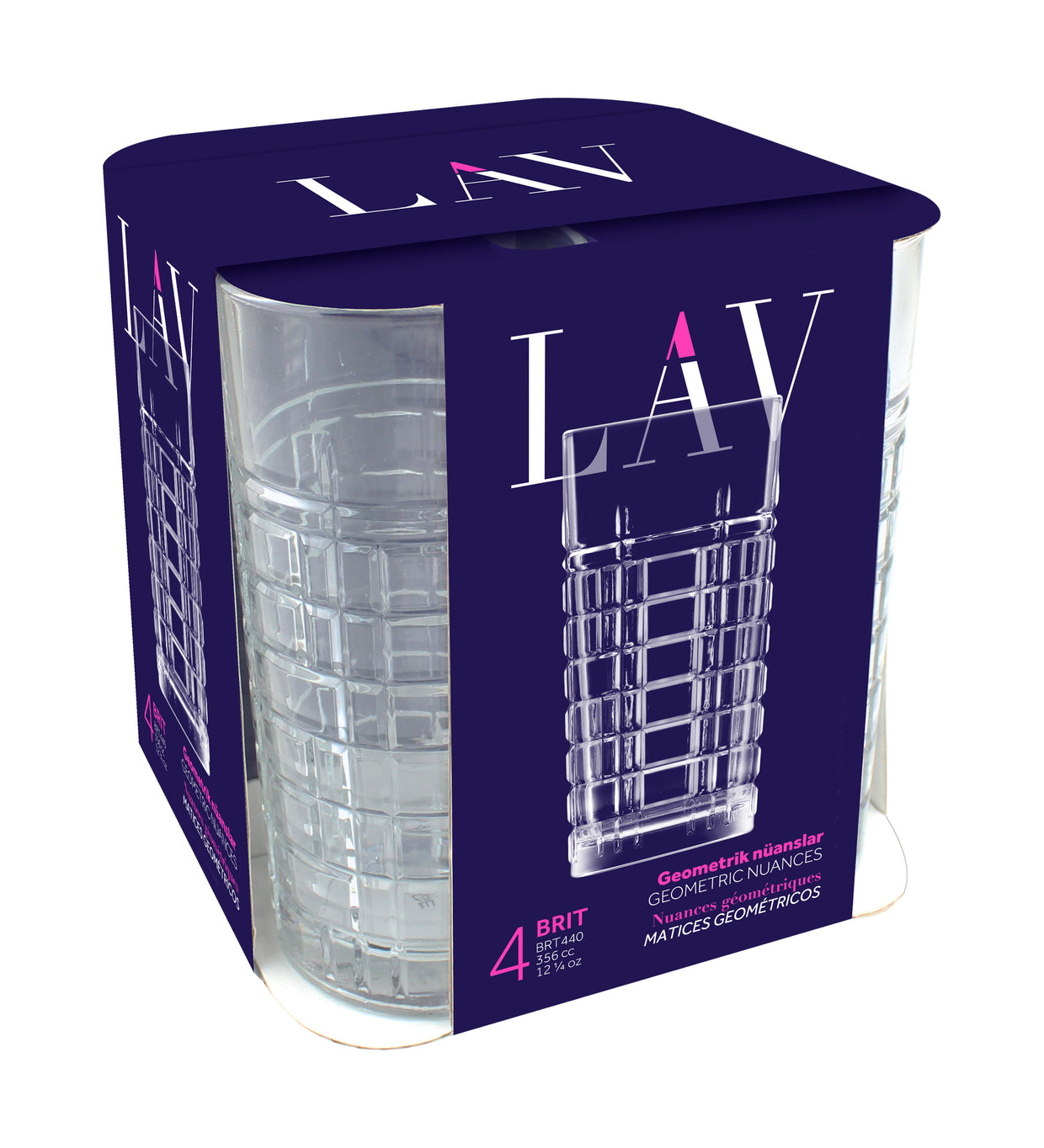 Brit Cam Bardak Seti