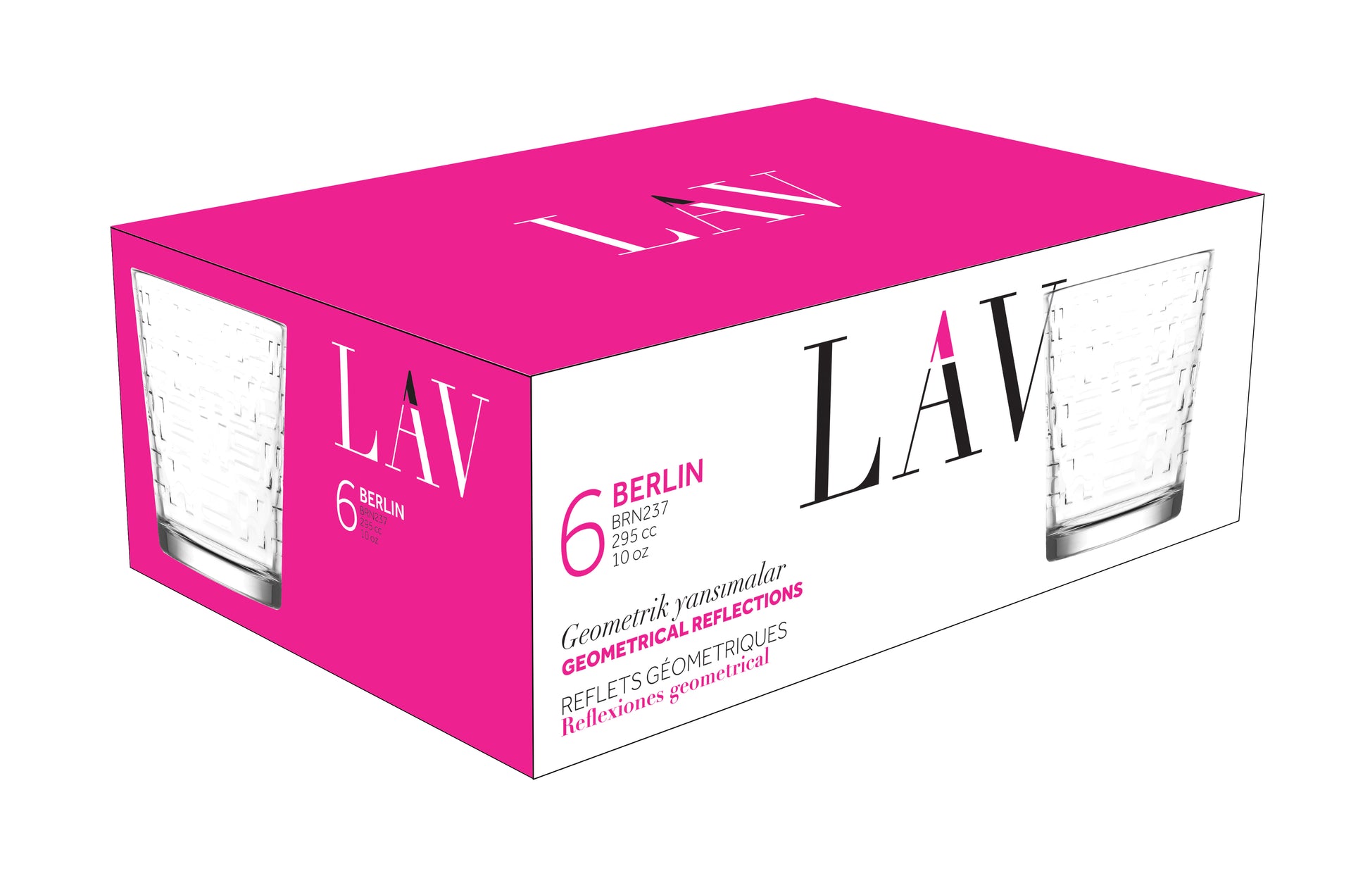 Berlin Cam Meşrubat Bardağı