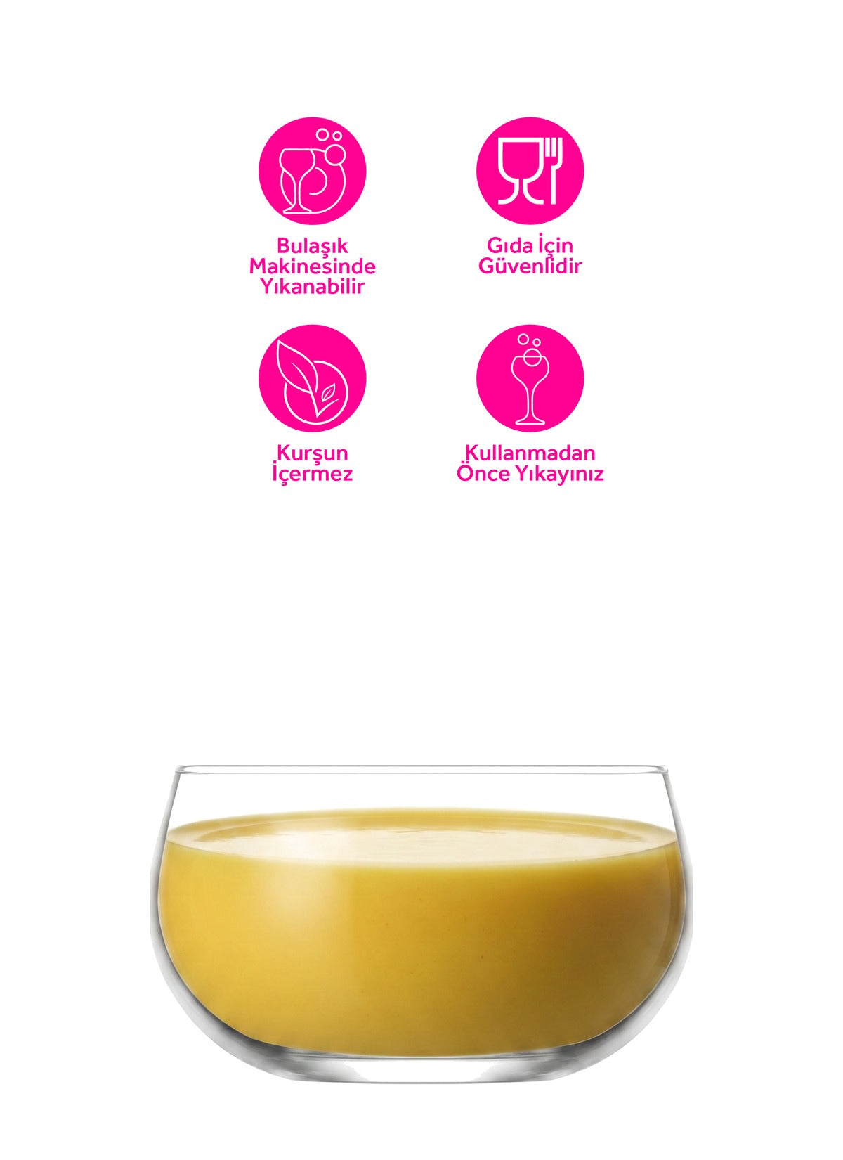 Cleo Cam Çorba Kasesi