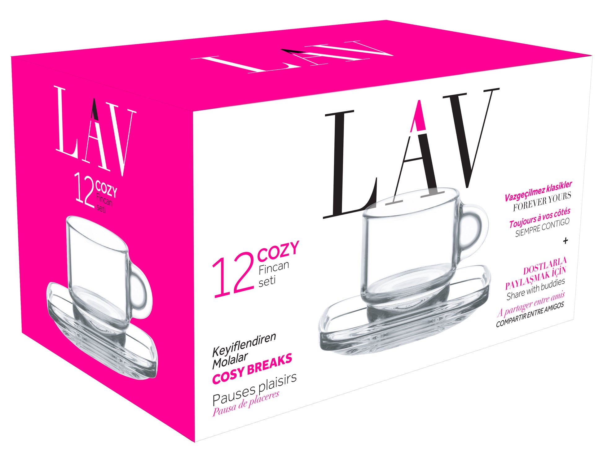 Cozy Cam Espresso Fincan Seti