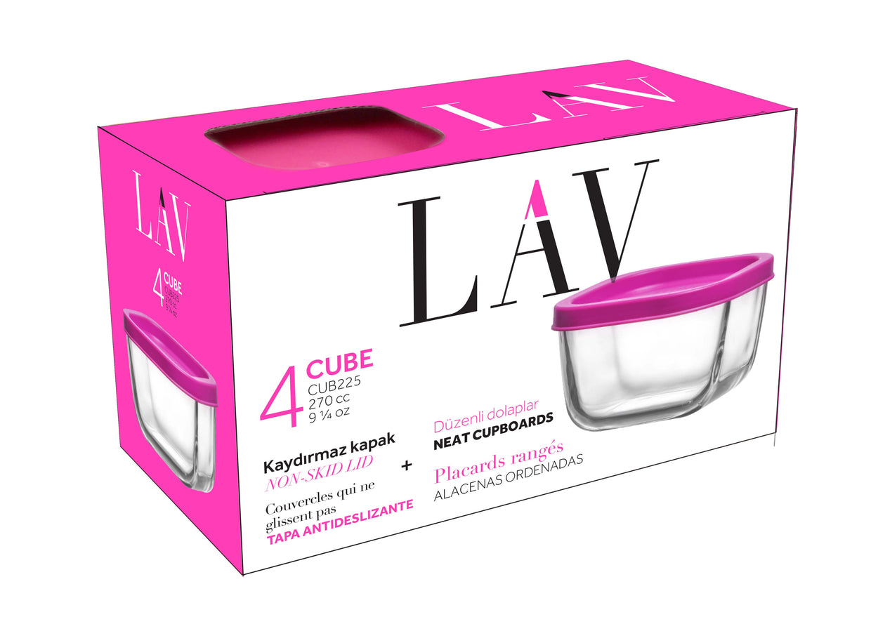 Cube Cam Saklama Kabı