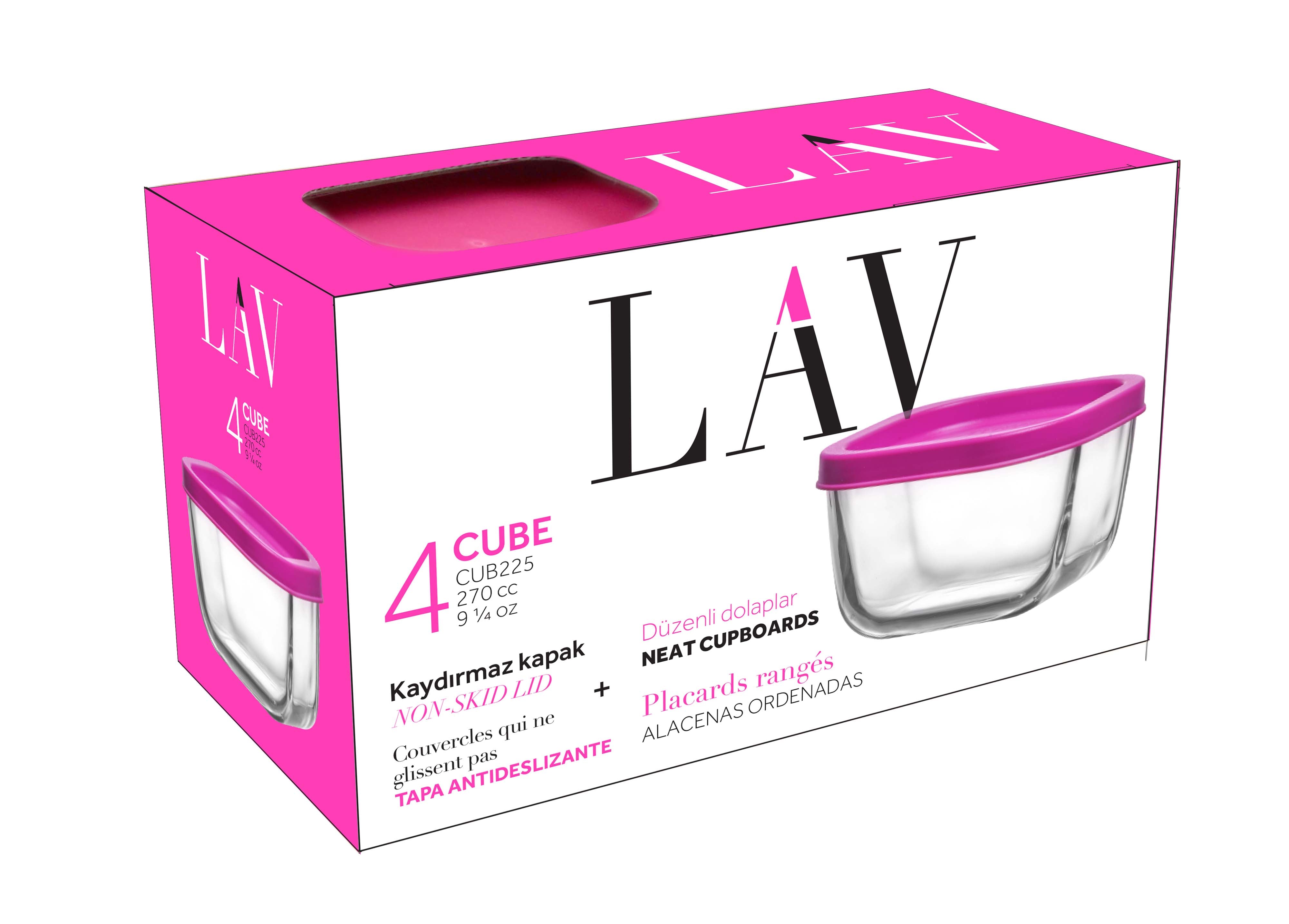 Cube Cam Saklama Kabı