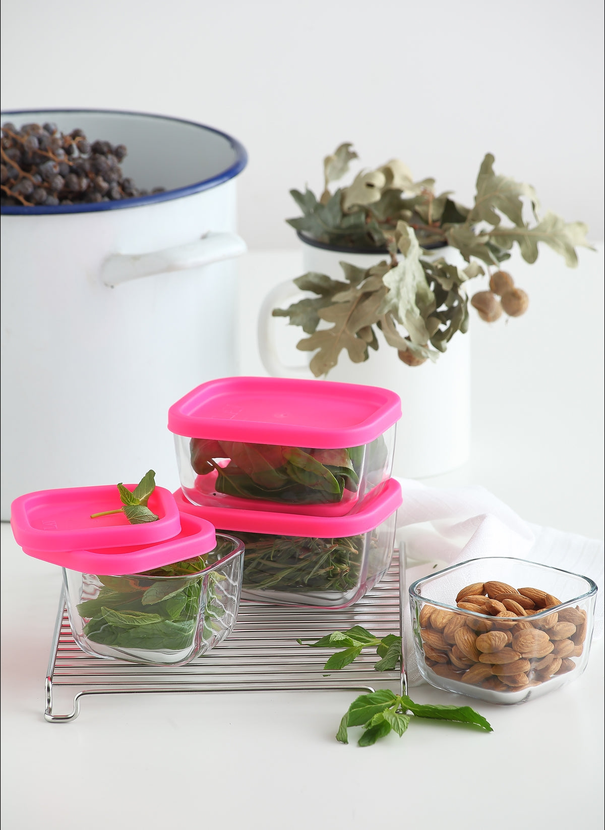 Cube Cam Saklama Kabı Seti