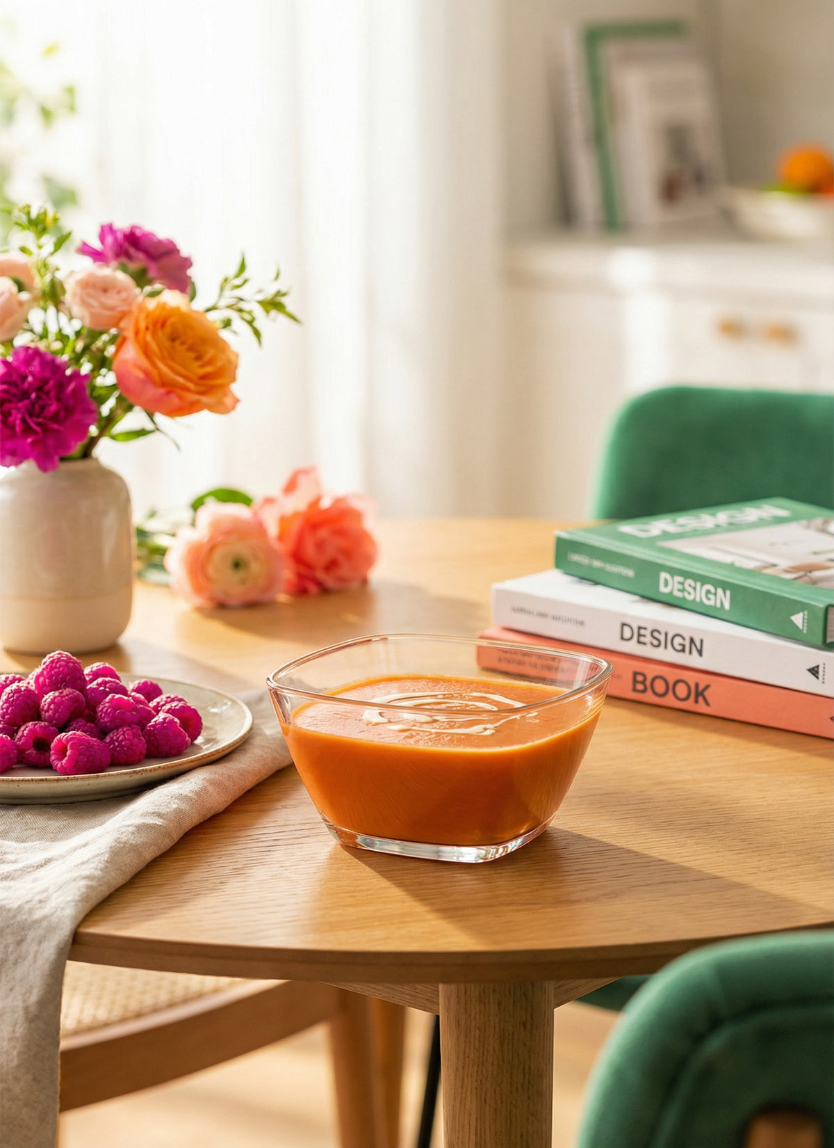 Defne Cam Çorba Kasesi