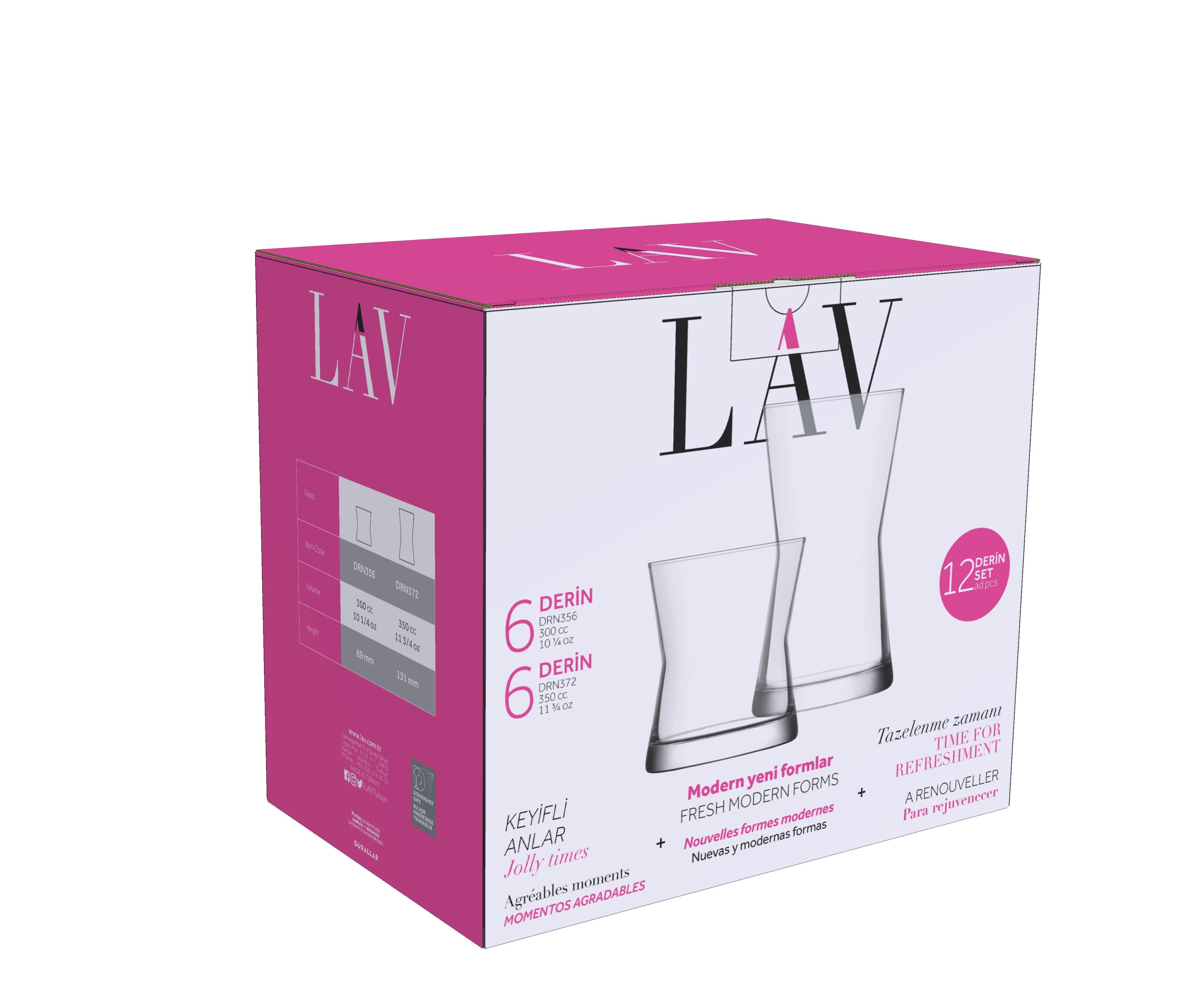 Derin Cam Bardak Seti