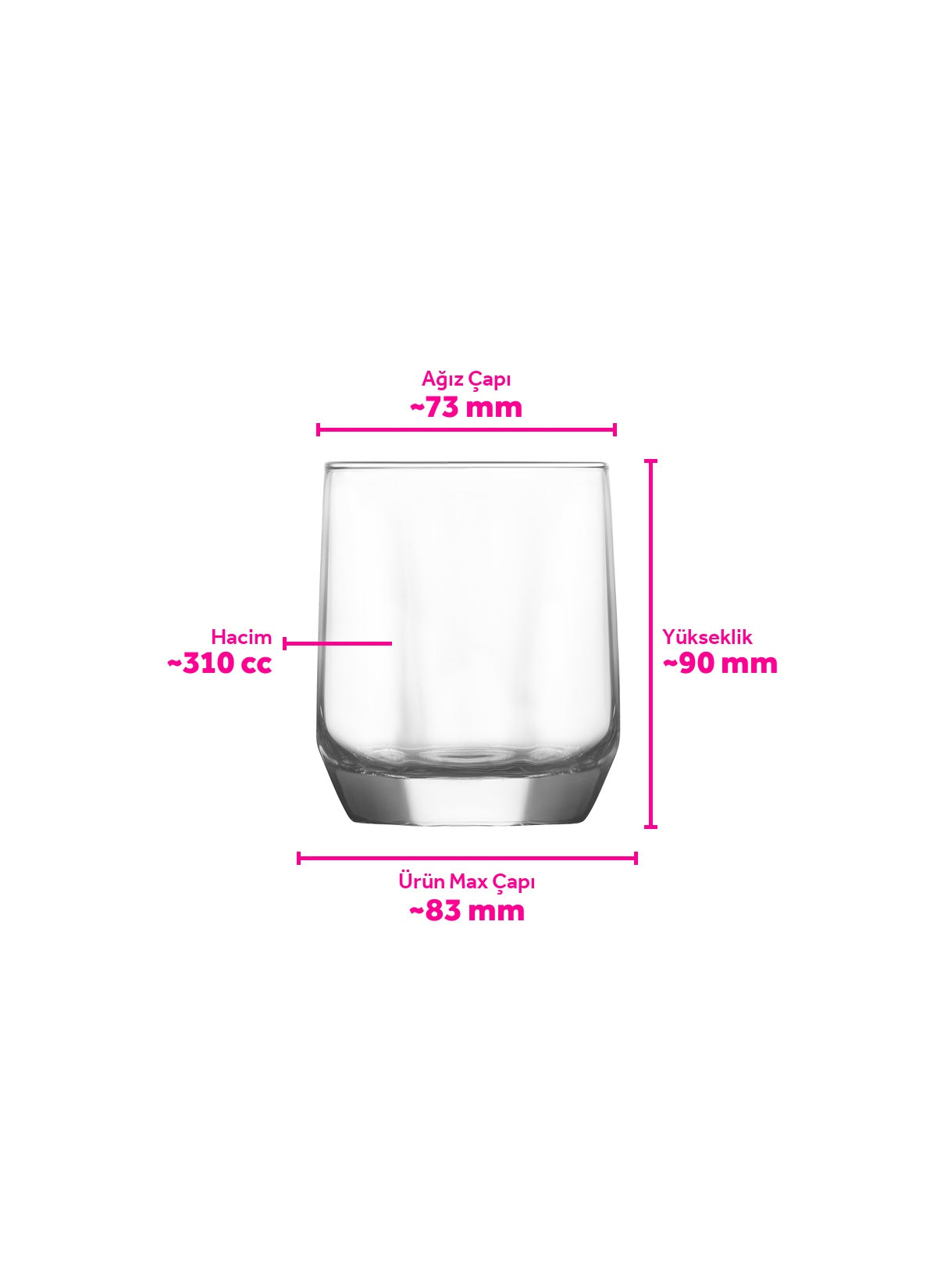 Diamond Cam Viski Bardağı