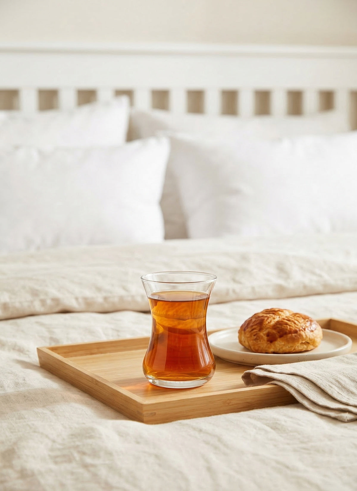 Demet Cam Çay Bardağı