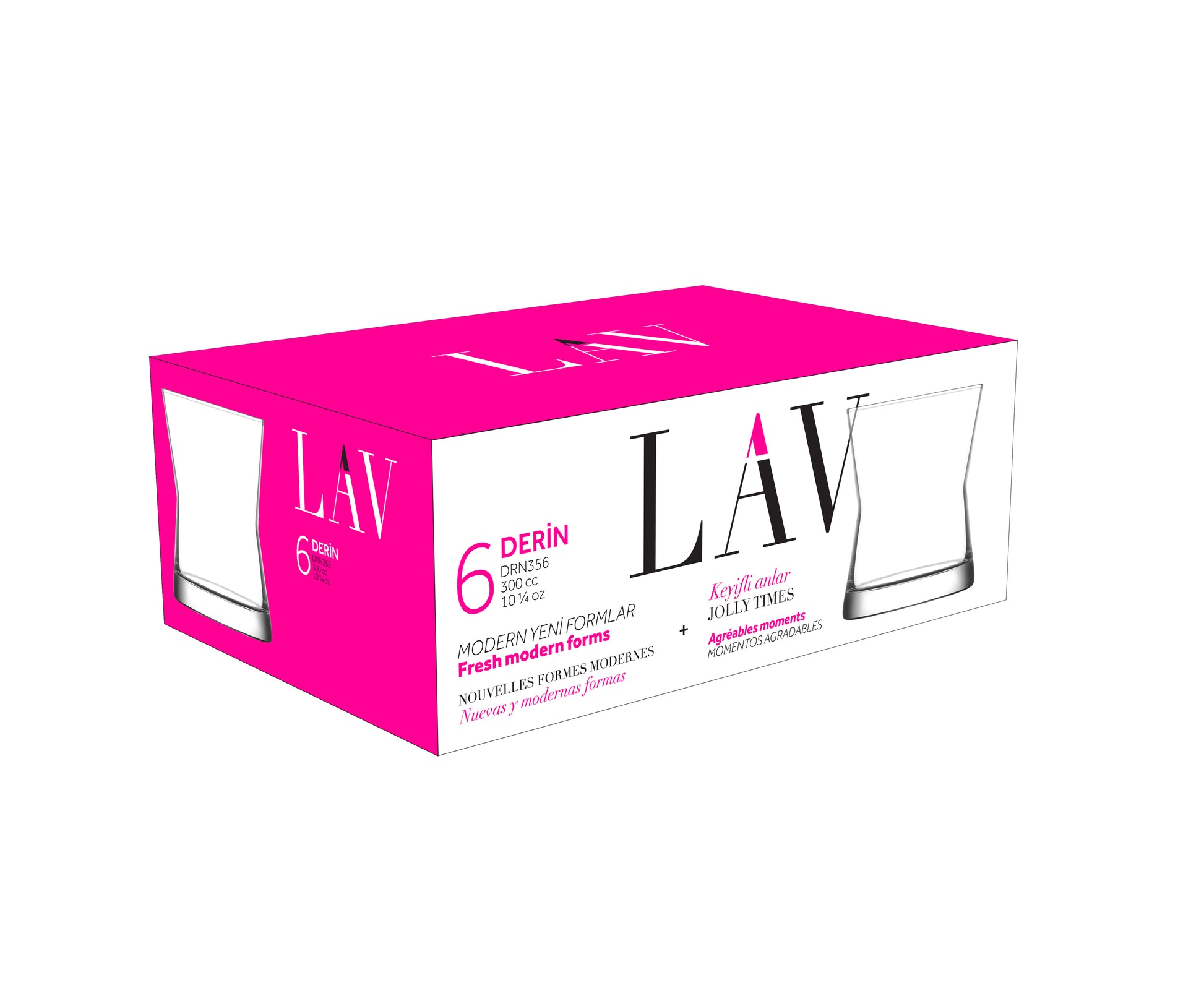 Derin Cam Viski Bardağı