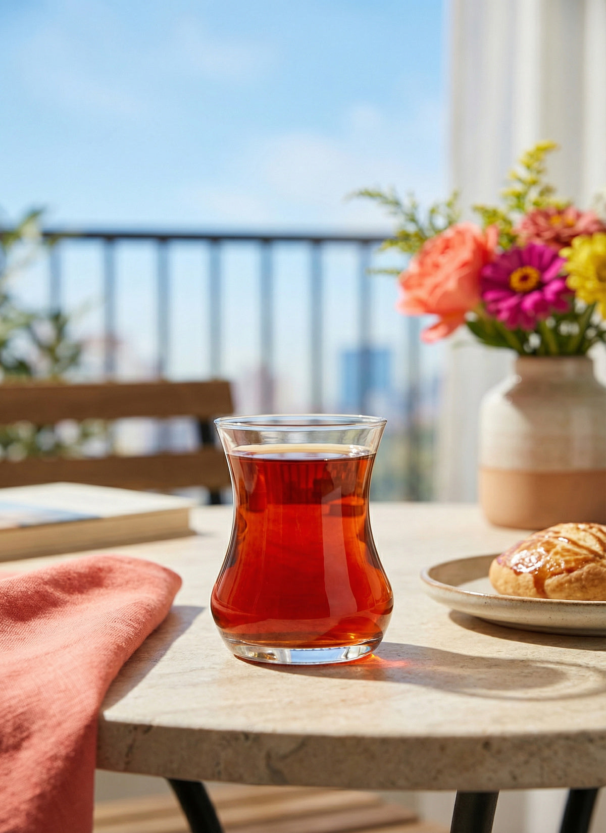 Eda Cam Çay Bardağı