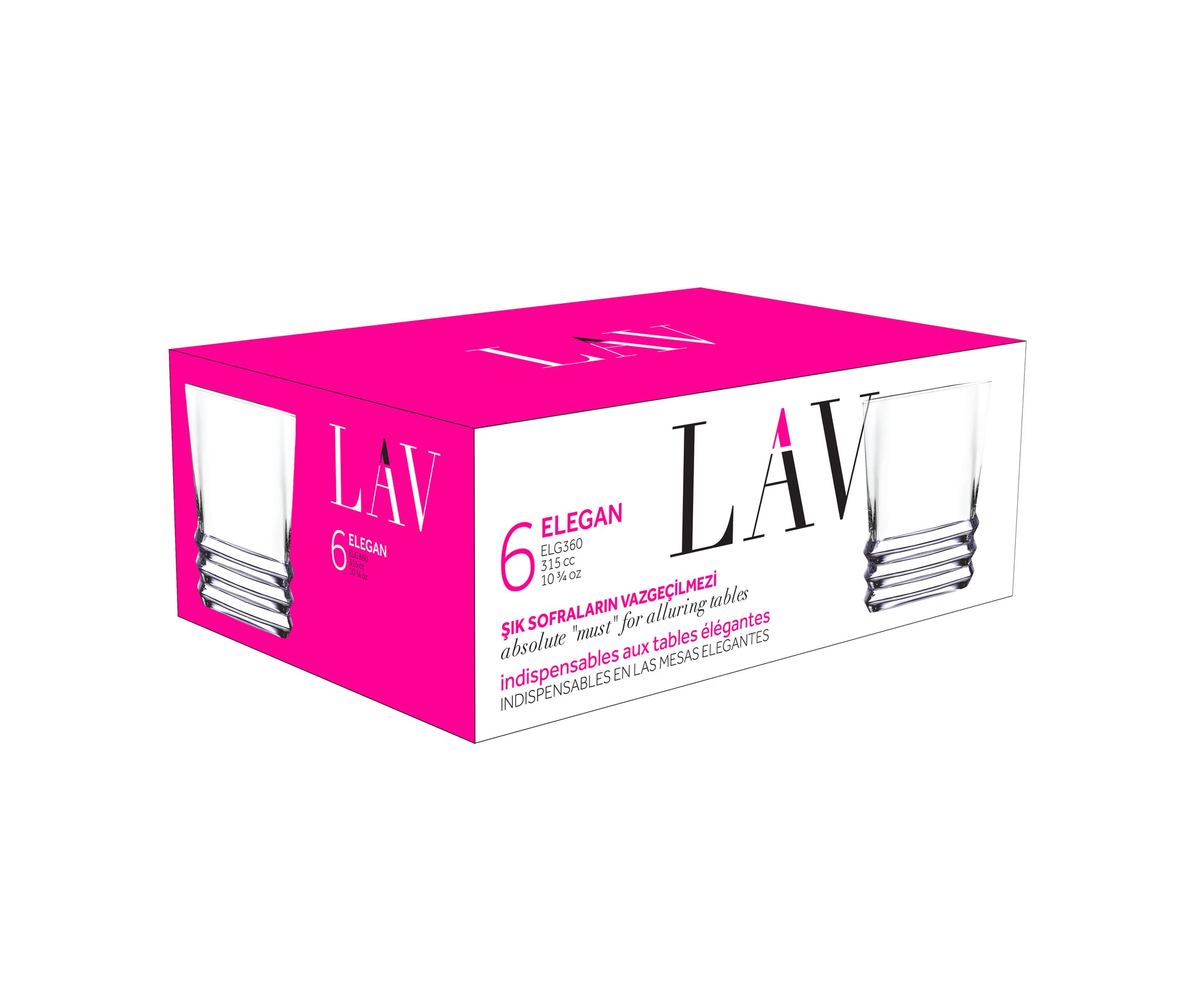 Elegan Cam Viski Bardağı