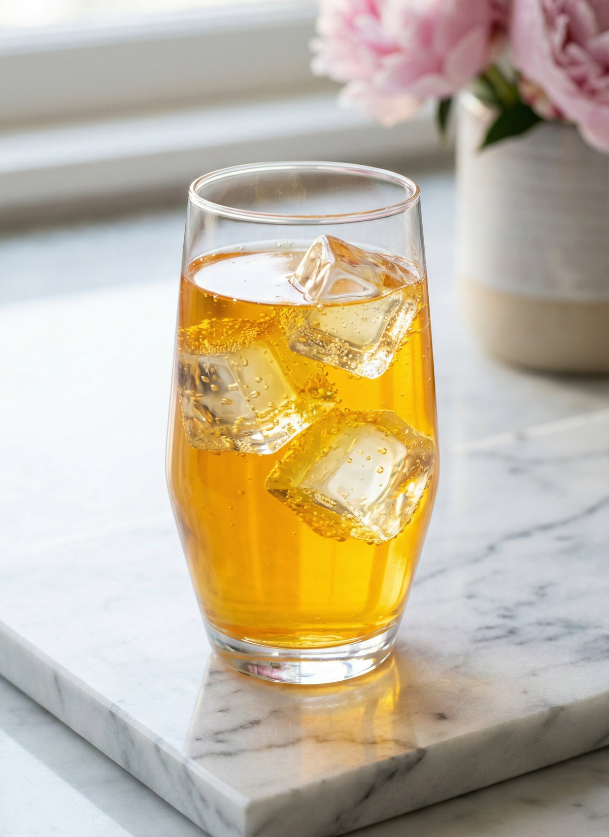 Ella Cam Meşrubat Bardağı