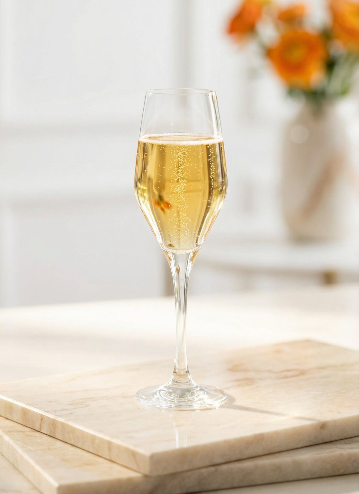 Ella Cam Şampanya Kadehi