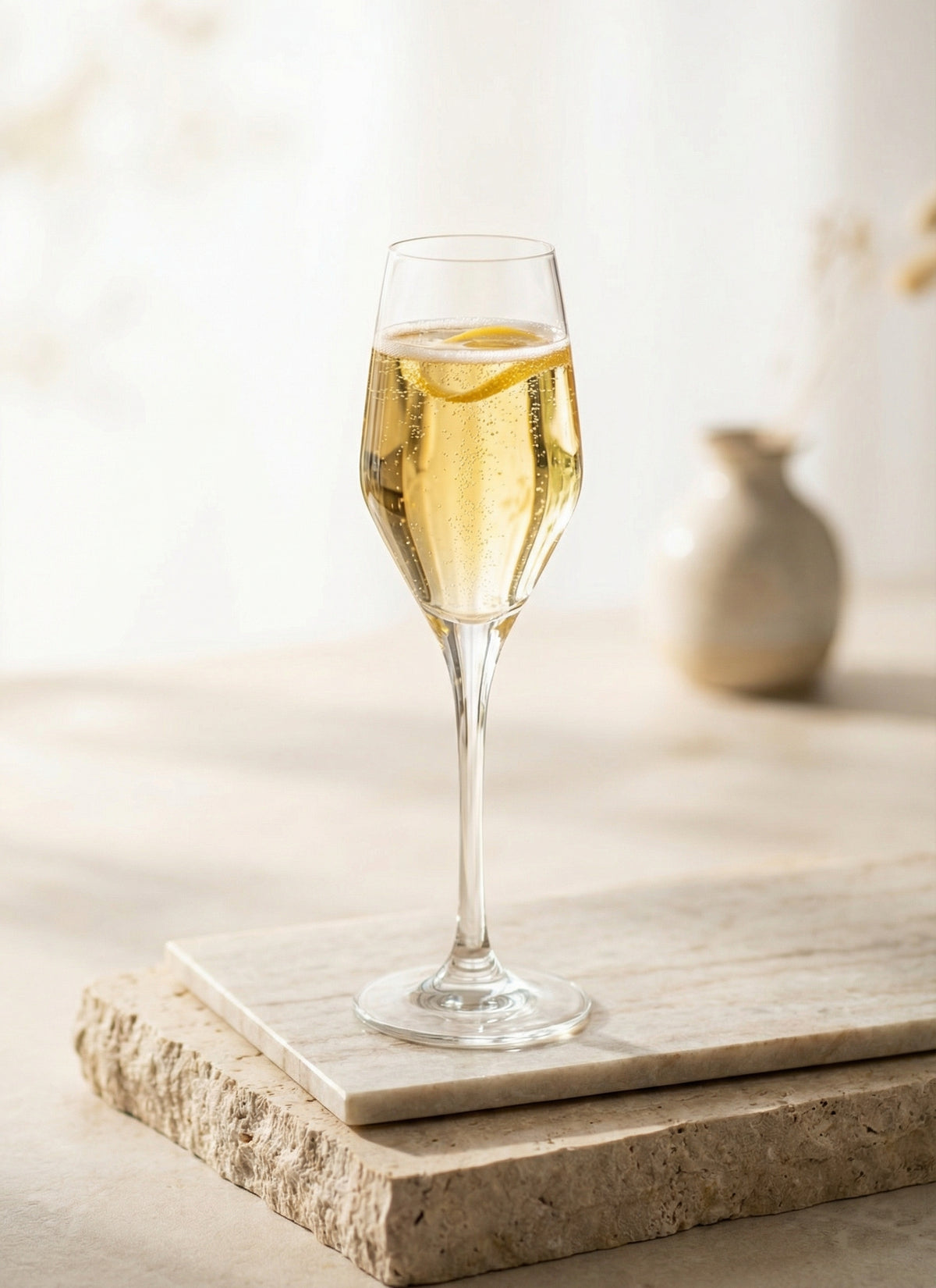 Ella Cam Şampanya Kadehi