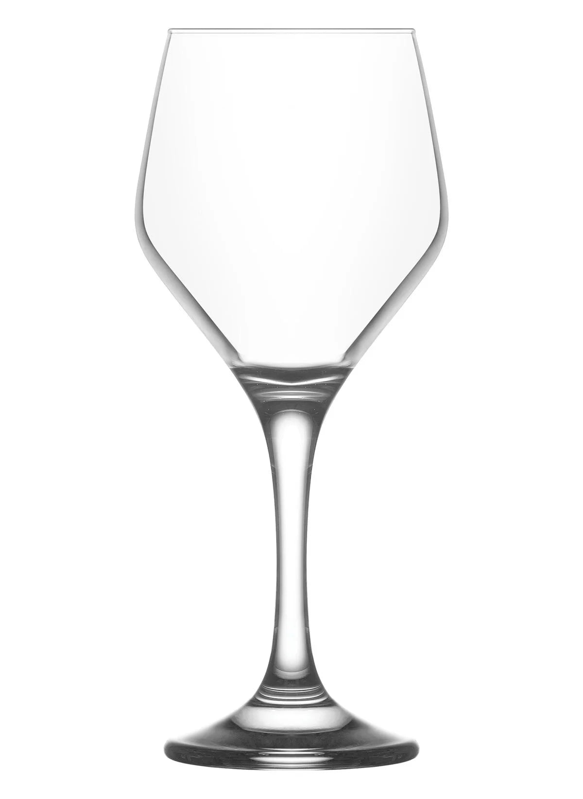 Ella Cam Kırmızı Şarap Kadehi