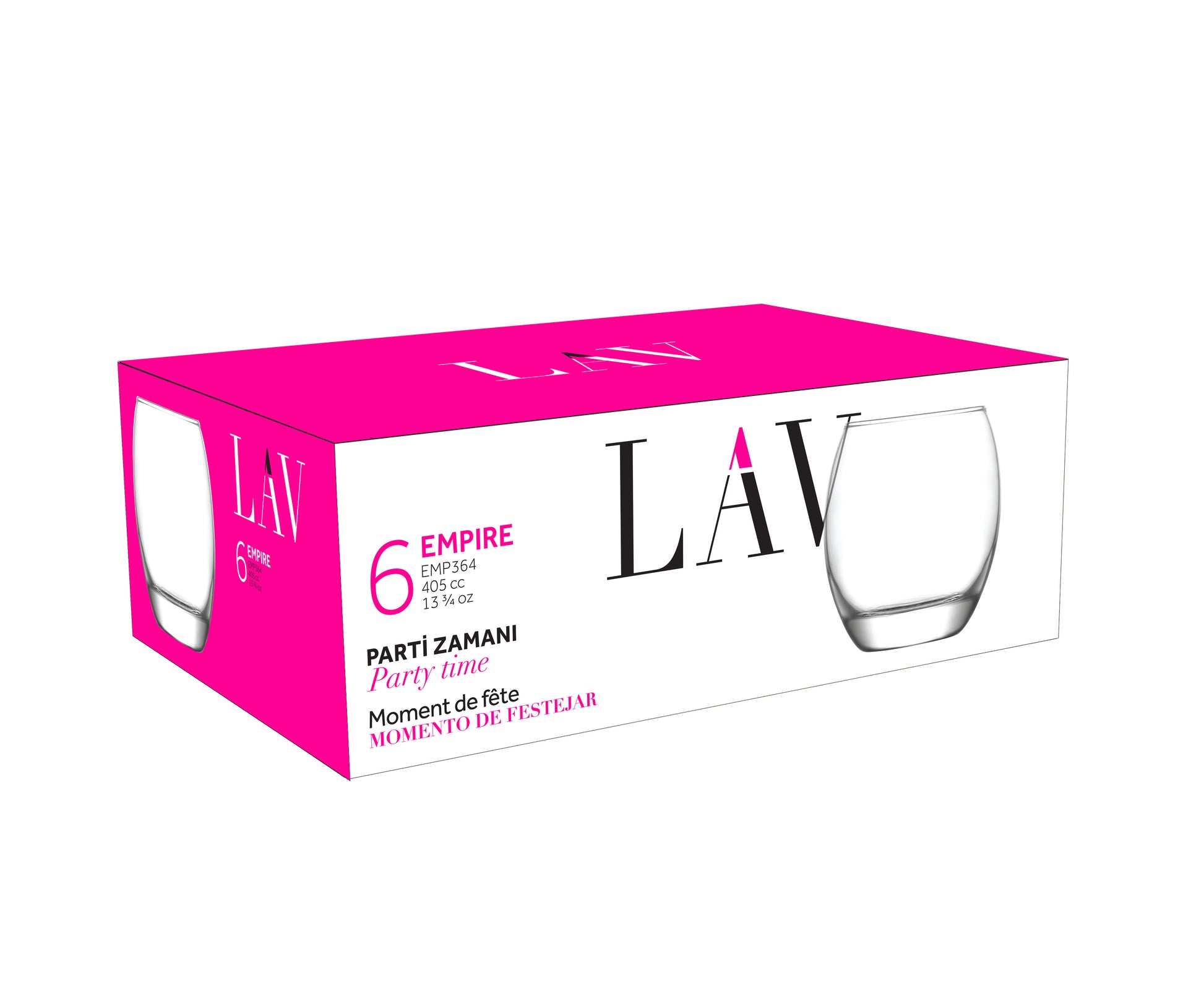 Empire Cam Meşrubat Bardağı