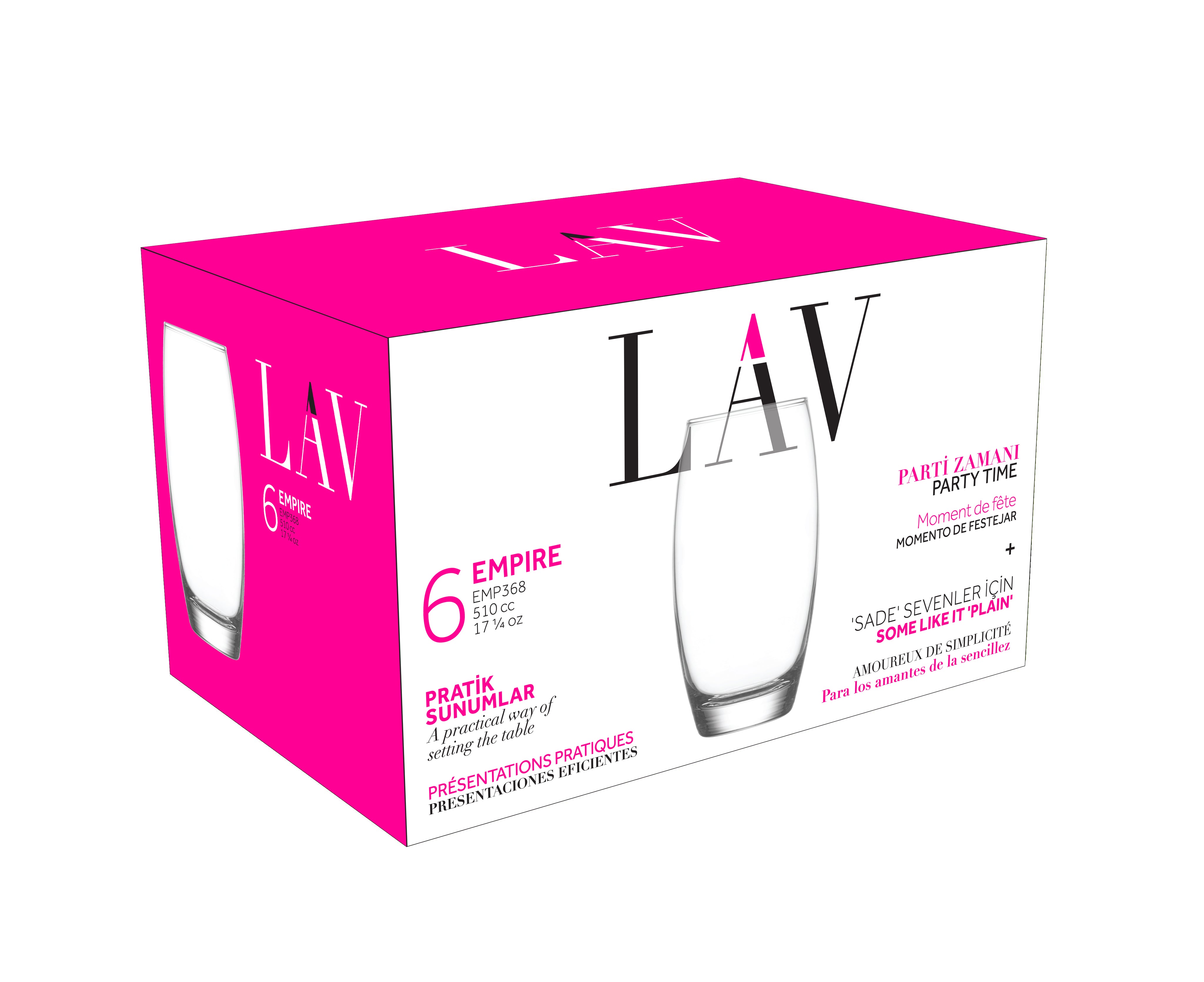 Empire Cam Meşrubat Bardağı