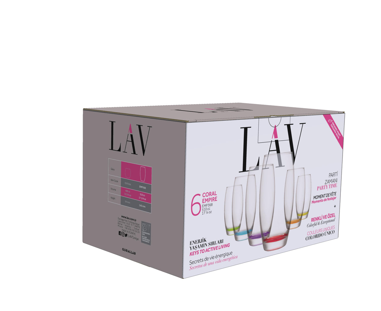 Empire Cam Meşrubat Bardağı