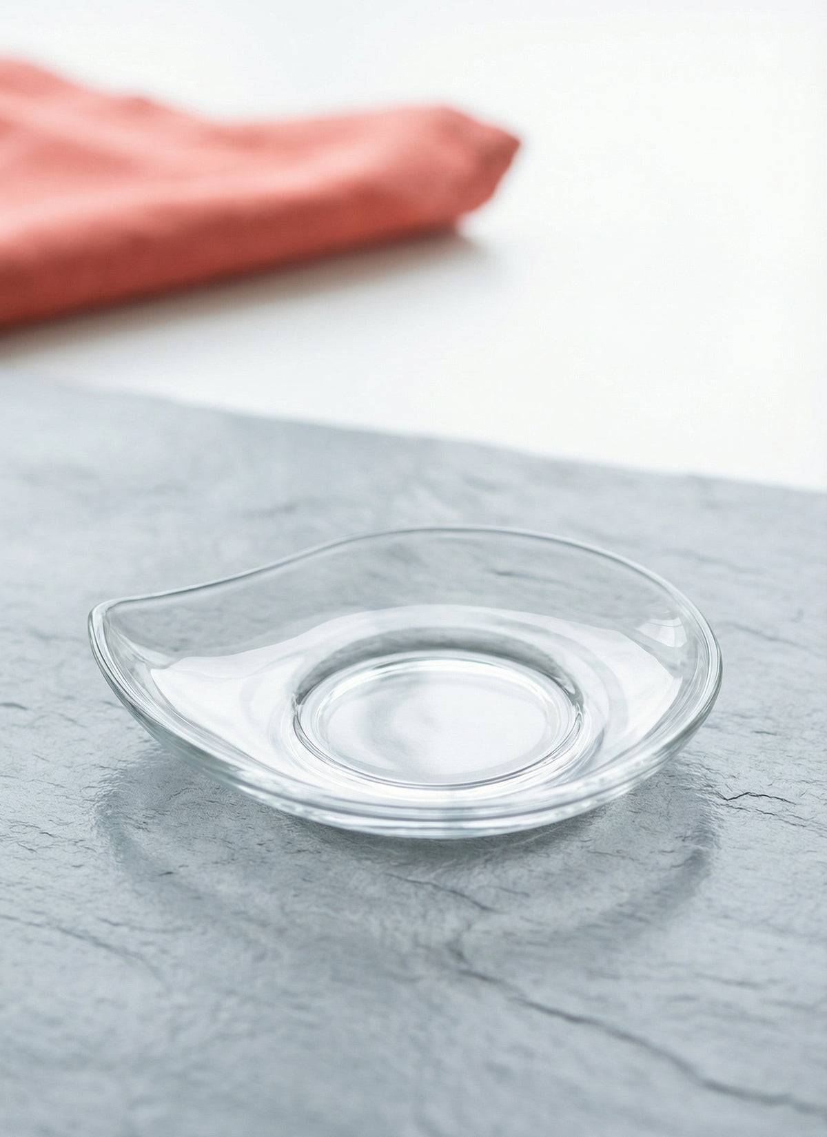 Eva Cam Çay Tabağı