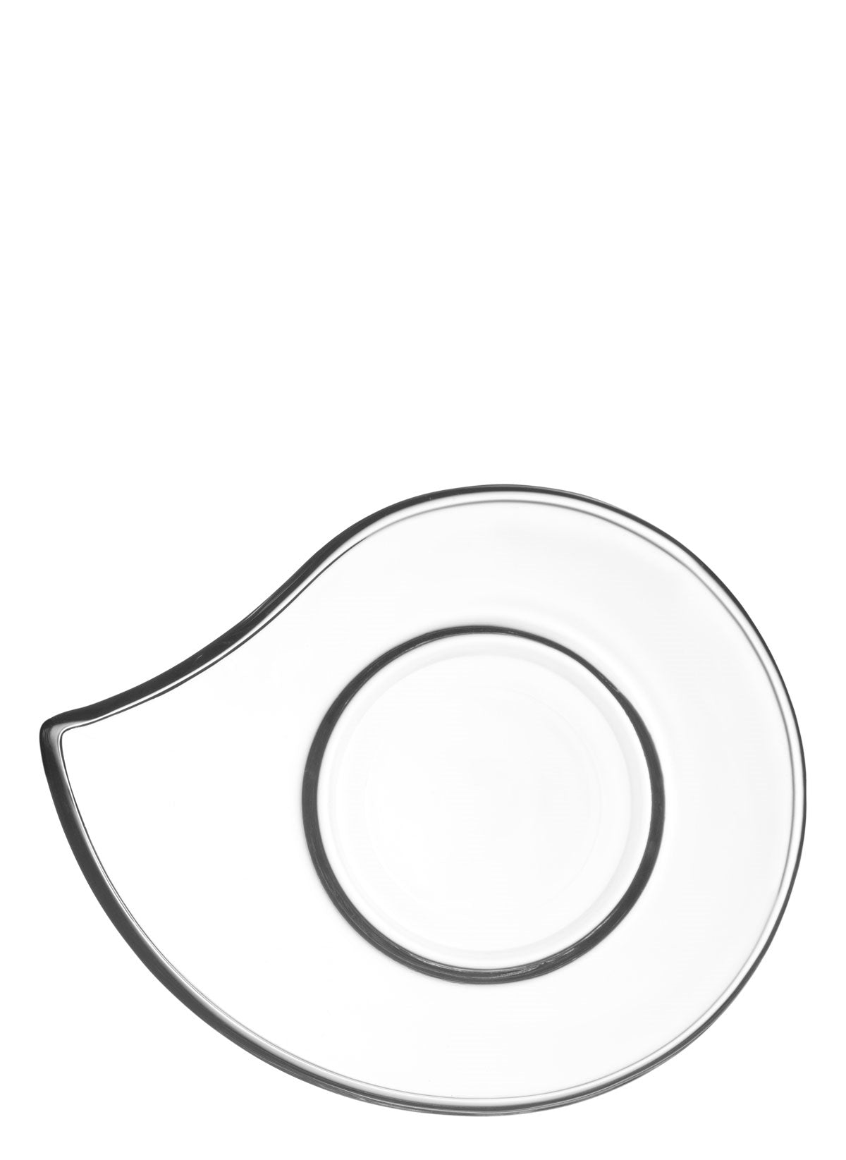 Eva Cam Çay Tabağı