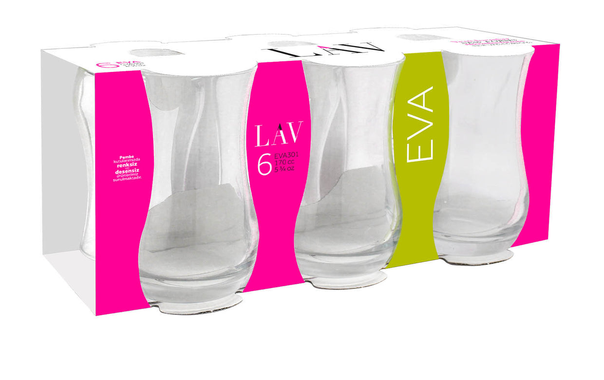 Eva Cam Çay Bardağı