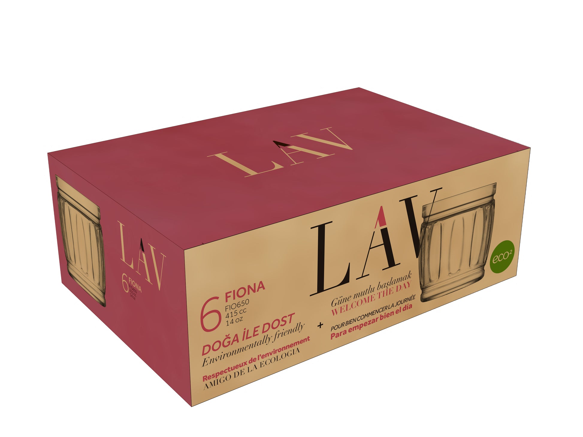 Fiona Cam Meşrubat Bardağı