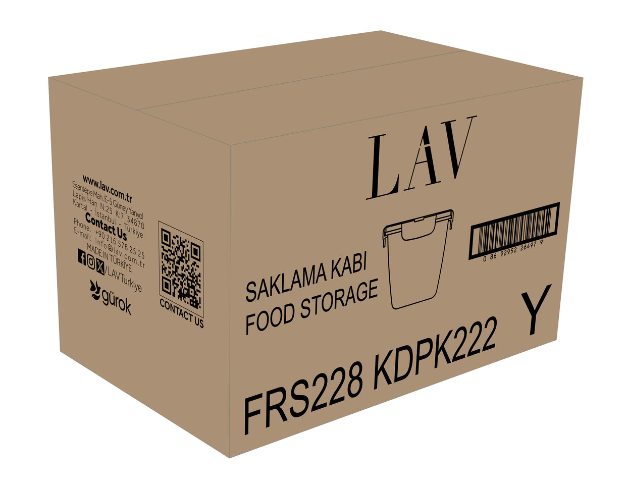 Fresco Cam Saklama Kabı