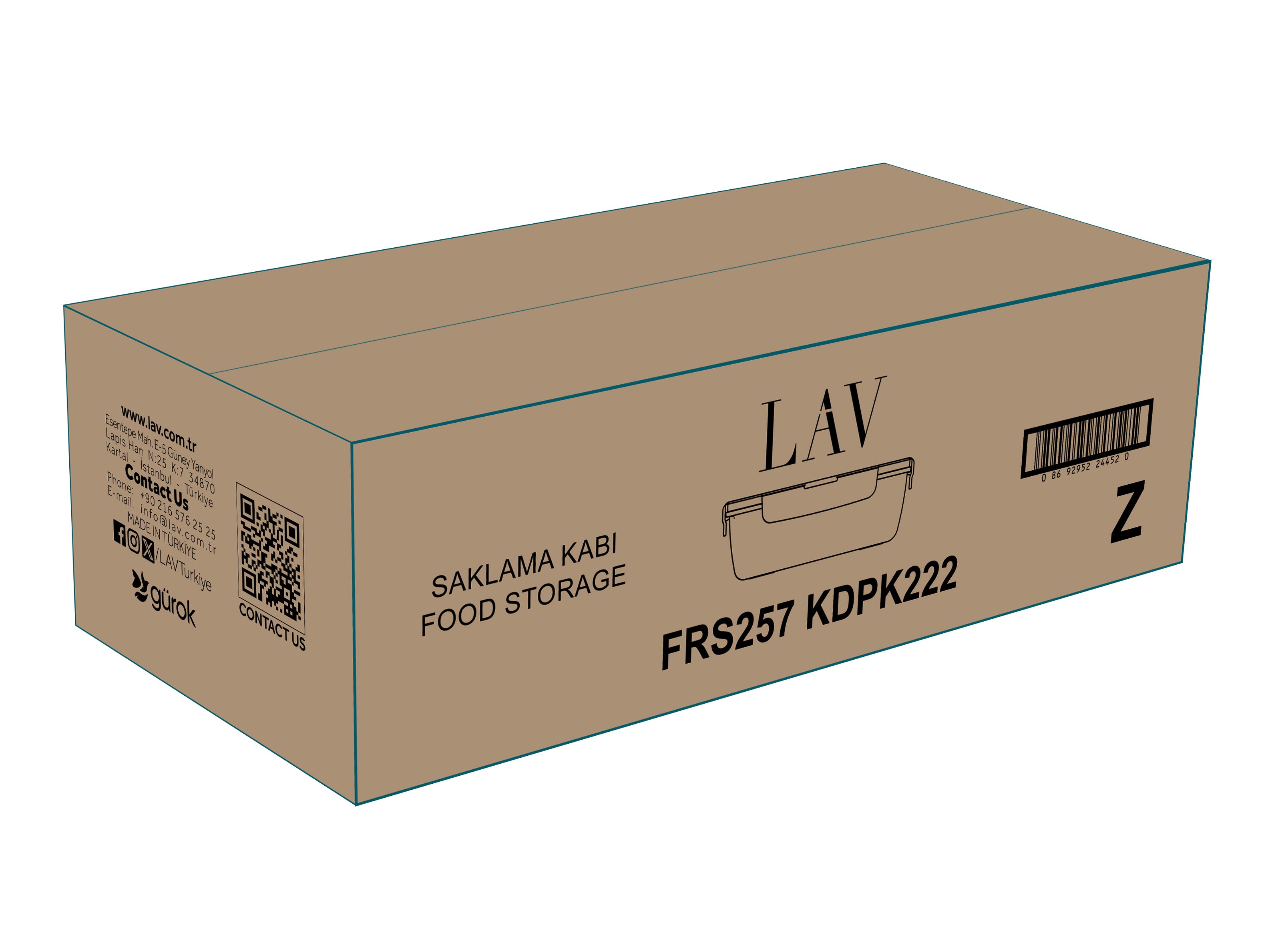 Fresco Cam Saklama Kabı